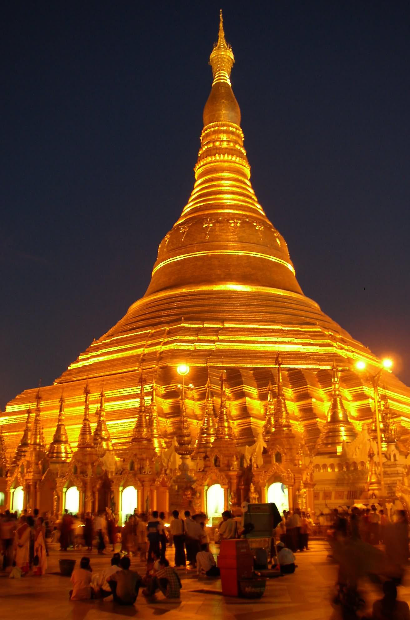 Most Beautiful Shwedagon Pagoda, Myanmar Picture And Photo