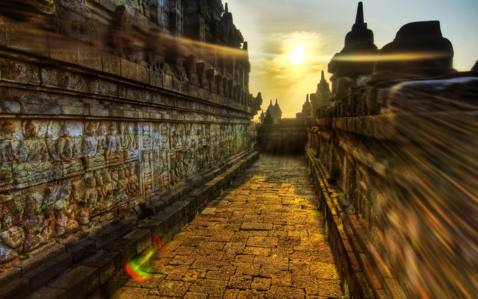The Buddhist Temple Of Borobudur, Indonesia. Android wallpaper