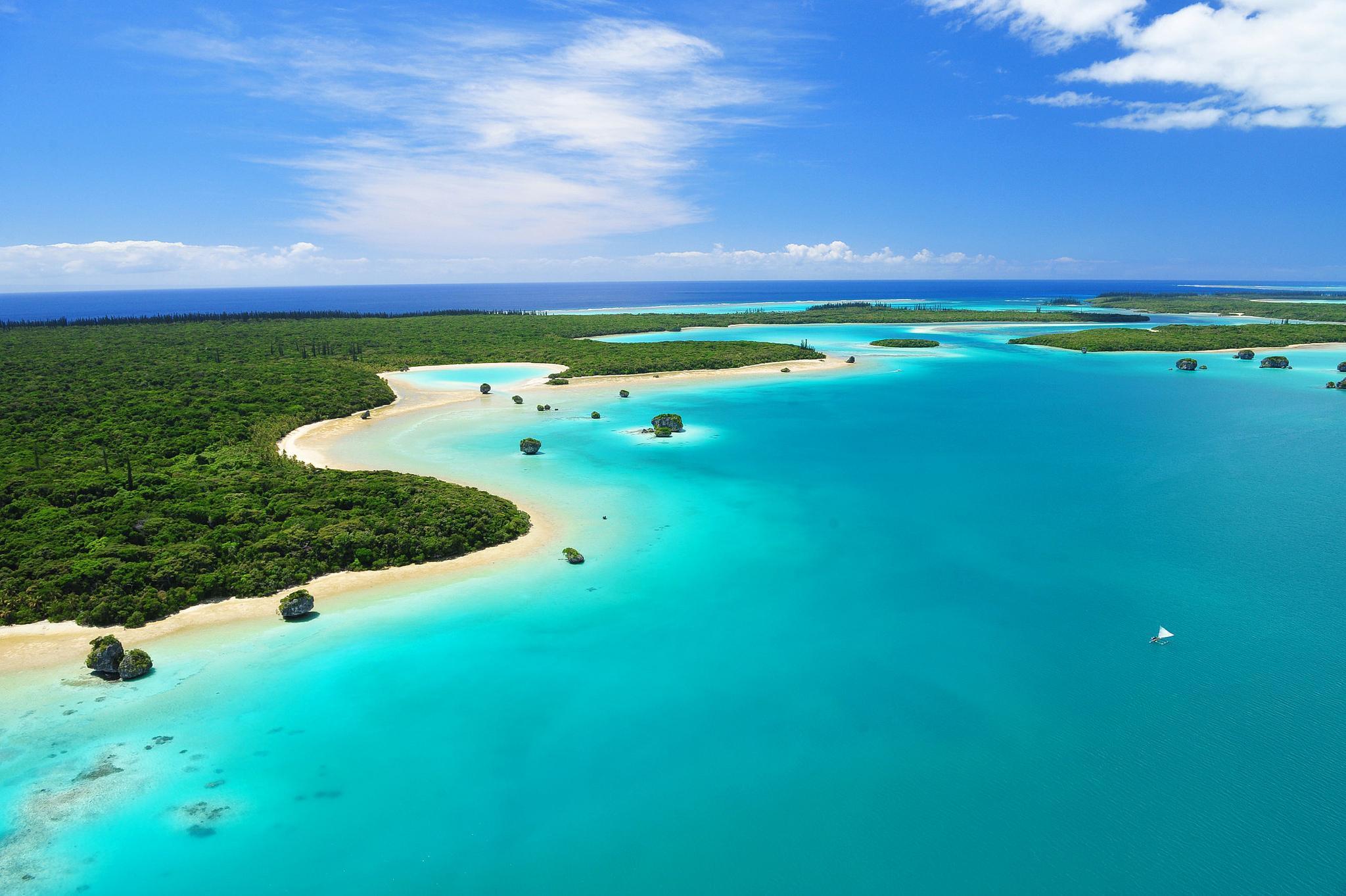 New Caledonia South Pacific Island HD desktop wallpaper, Widescreen