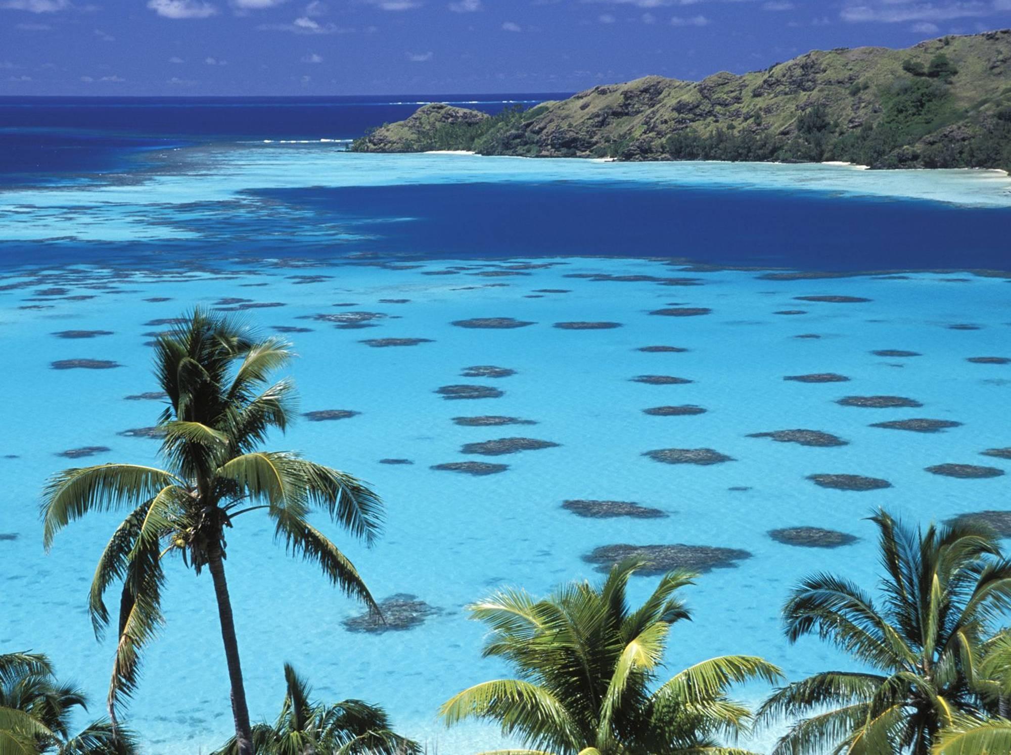 Gambier islands french polynesia south pacific wallpaper