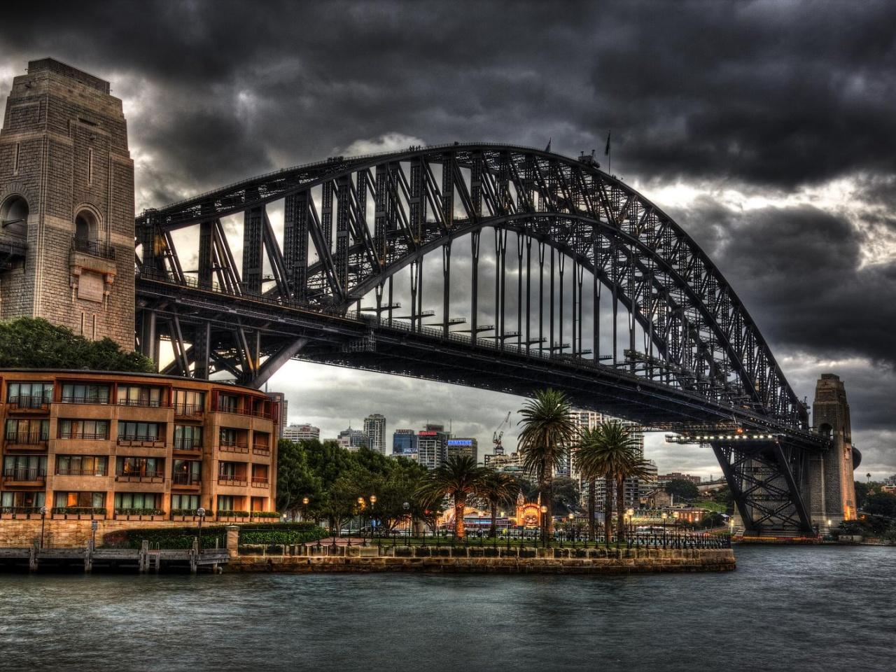 Sydney Harbour Bridge HDR Wallpaperx960
