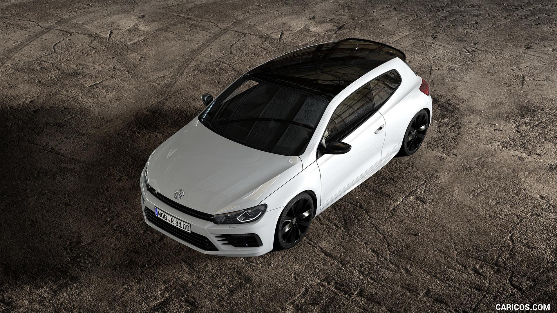 Volkswagen Scirocco R Black Style. HD Wallpaper