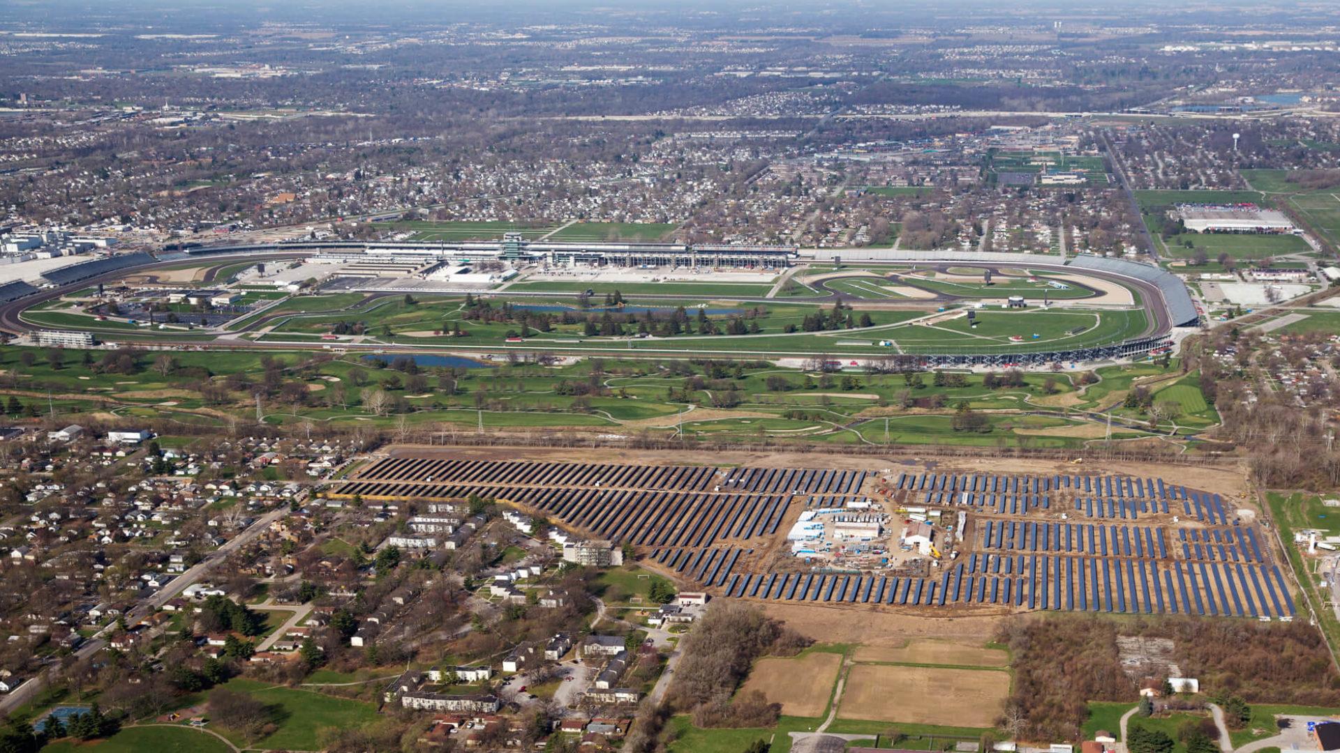 Indianapolis Motor Speedway. Swinerton Renewable Energy