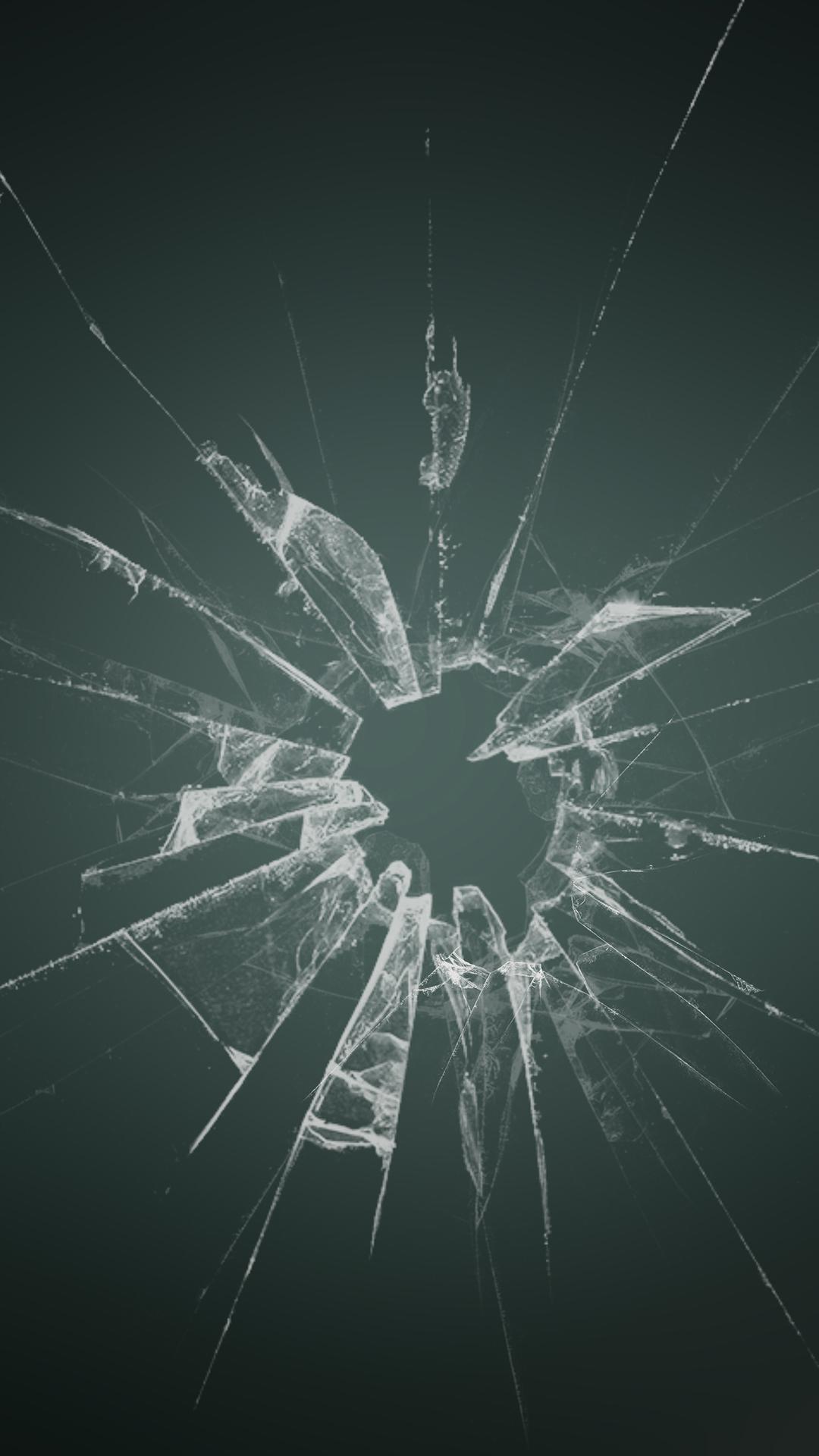 Broken glass wallpaper for iphone