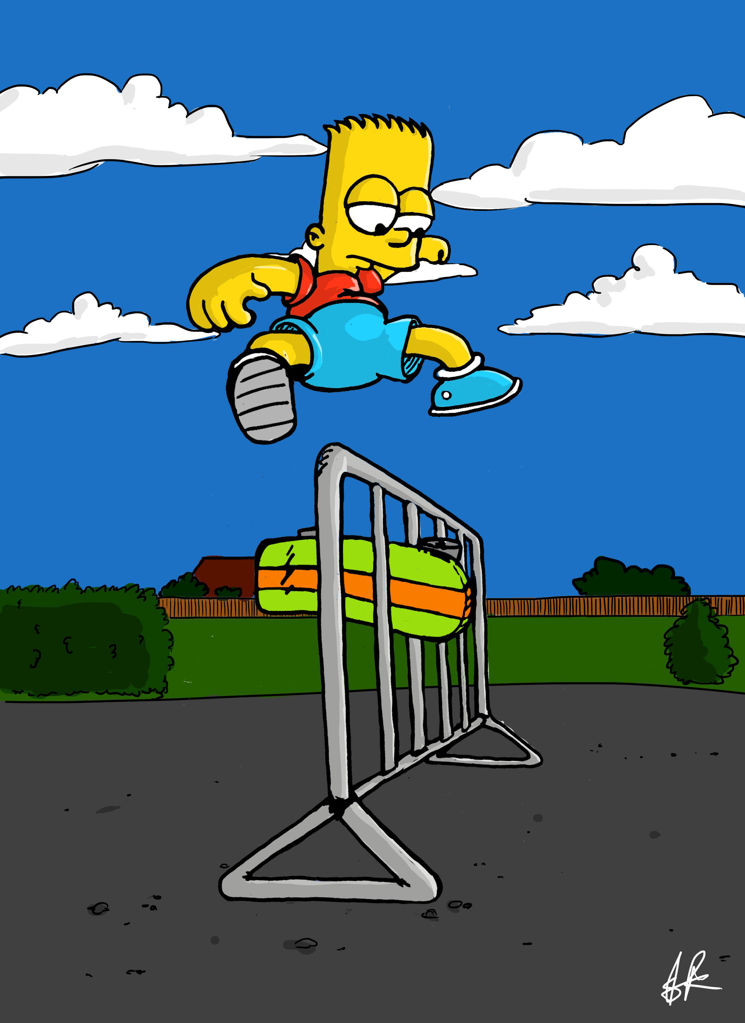 Hippy Kickflip By Bart Simpson