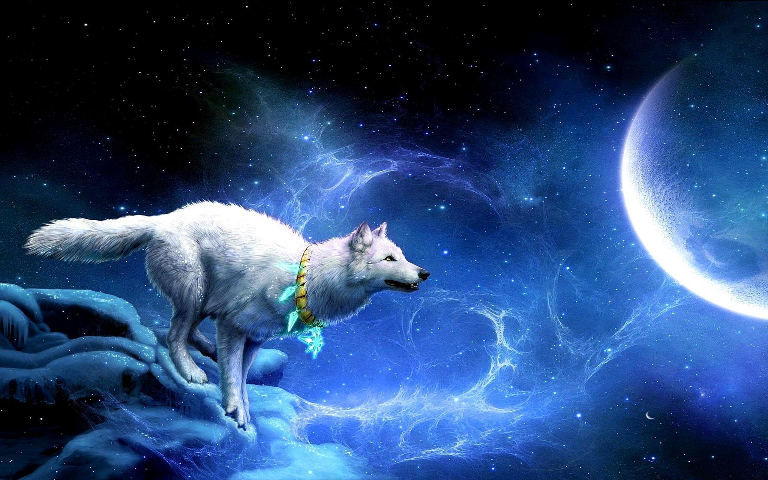 Fantasy Wolf Wallpaper and Background Image