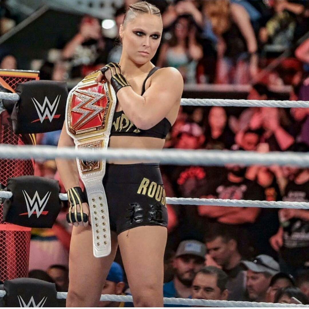 Current WWE Raw Women's Champion, Rowdy Ronda Rousey. Pro