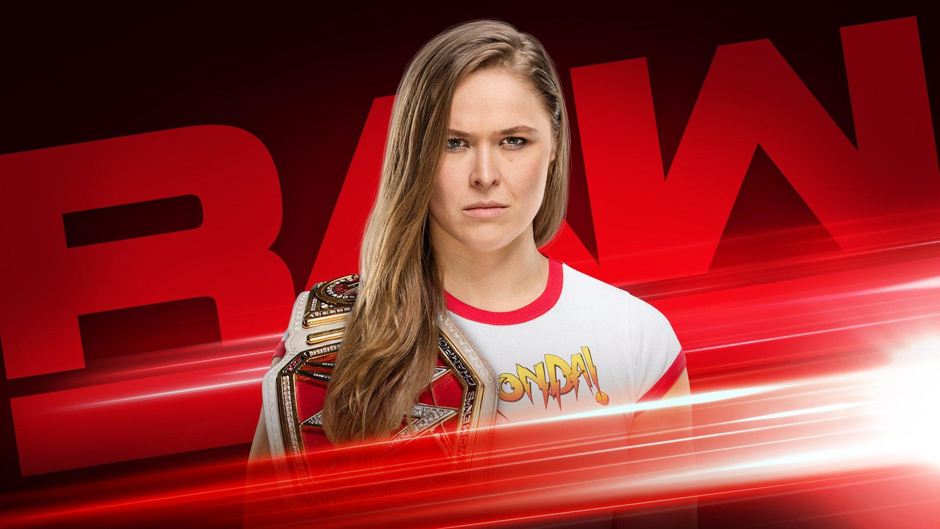 WWE Raw Women's Champion Ronda Rousey Wallpaper & Image