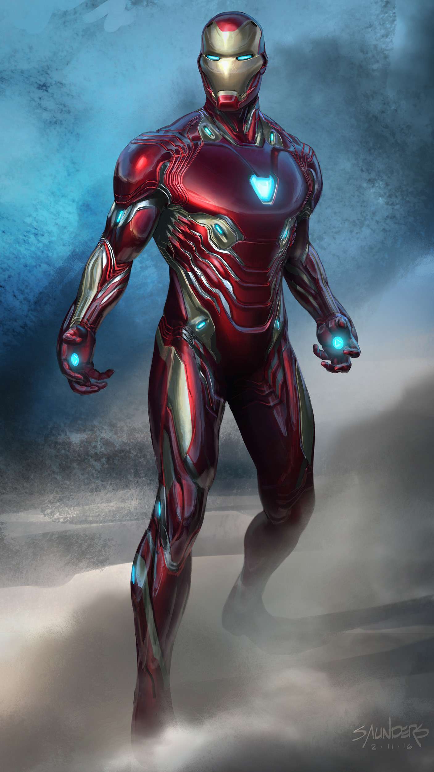 Mark 50 Iron Man Endgame Wallpaper