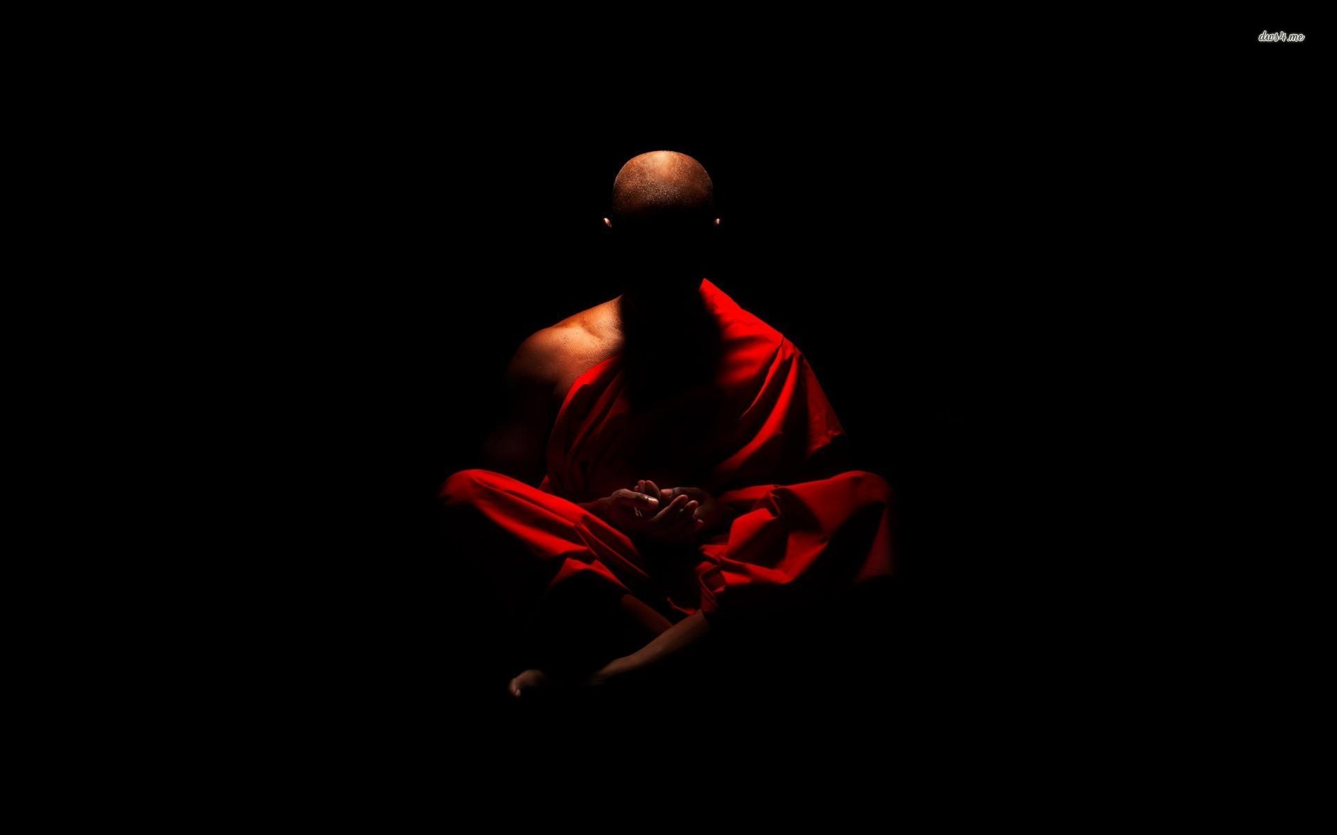 Monk meditating wallpaper wallpaper