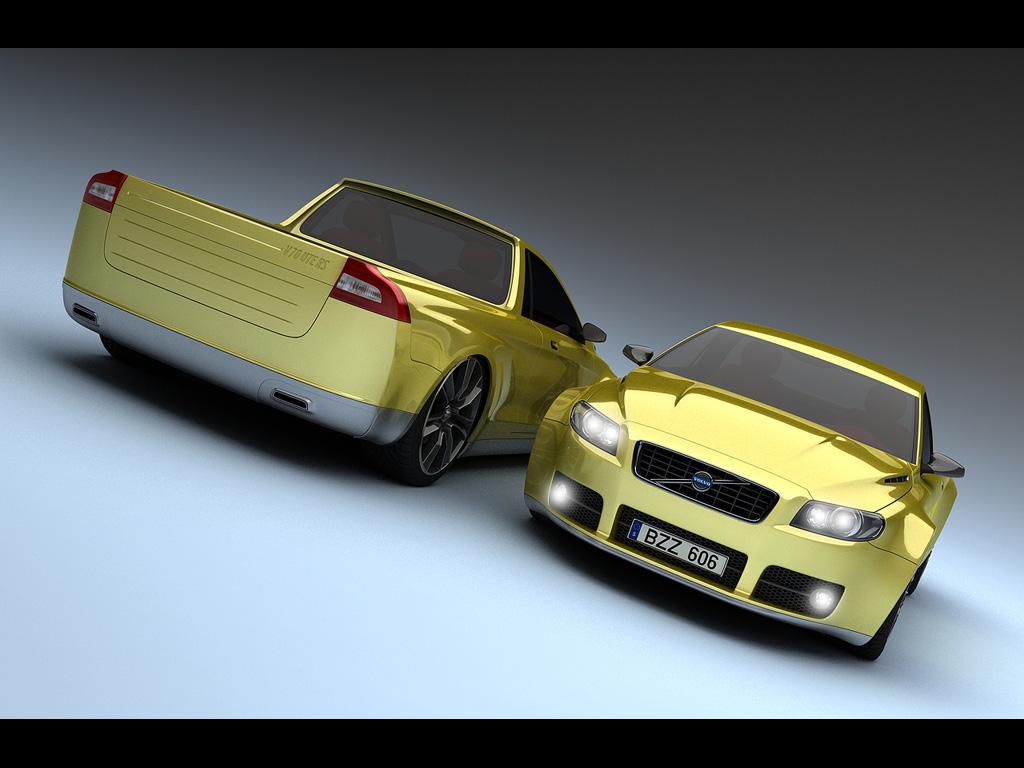 Volvo V70 Pickup Concept Design Wallpaper By Cars Wallpaper.net
