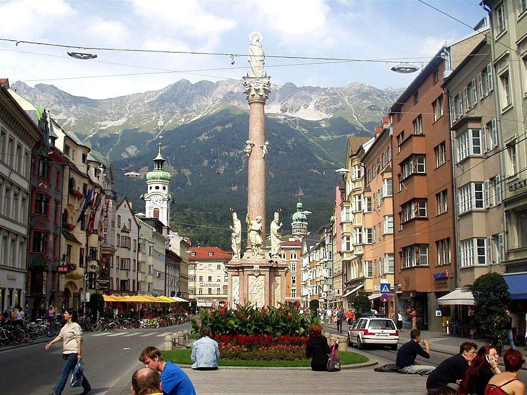 Colourful Cityscape Of Innsbruck Stock Photo  Download Image Now   Innsbruck Winter Austria  iStock
