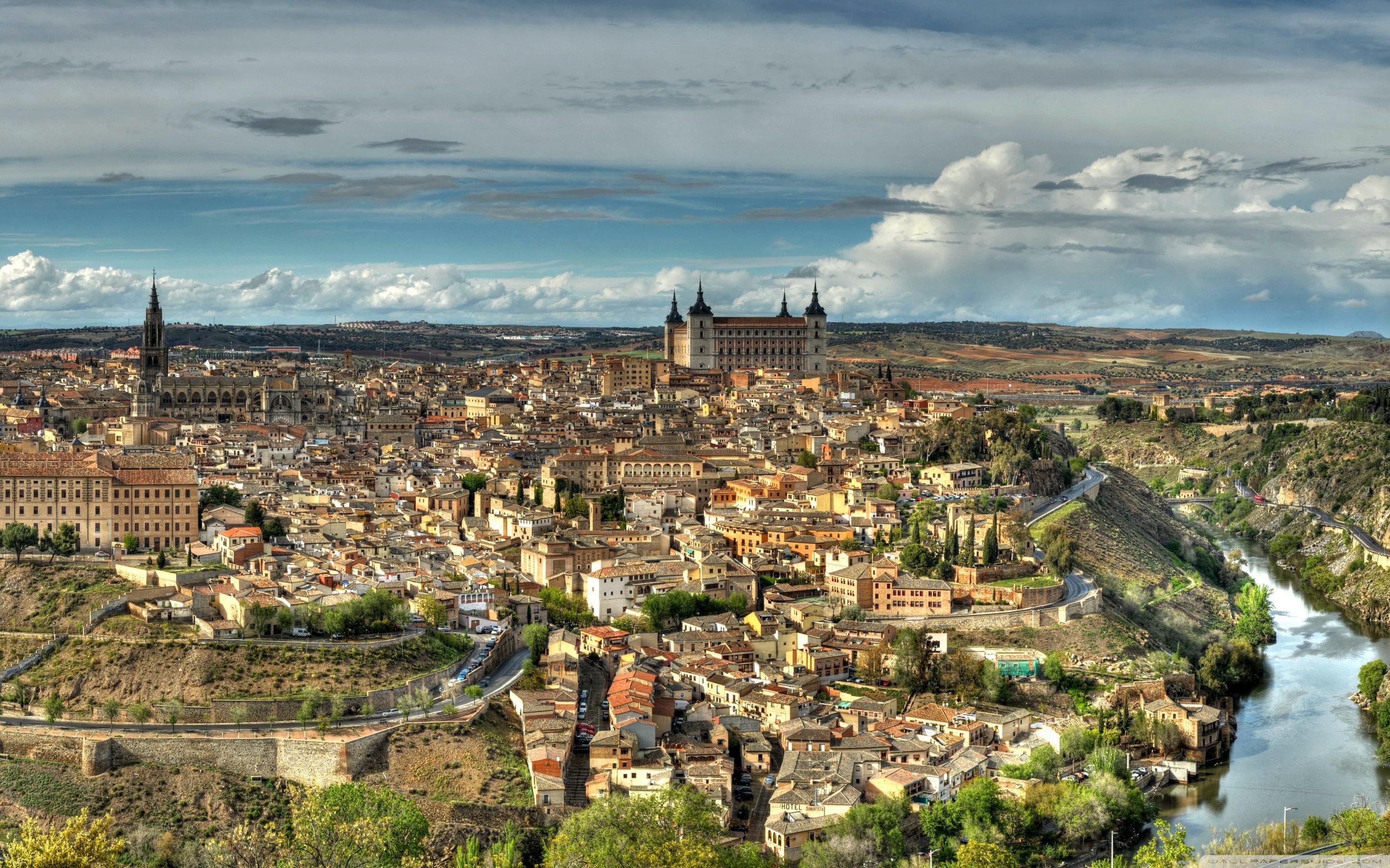Old city of Toledo, Spain ❤ 4K HD Desktop Wallpaper for • Wide