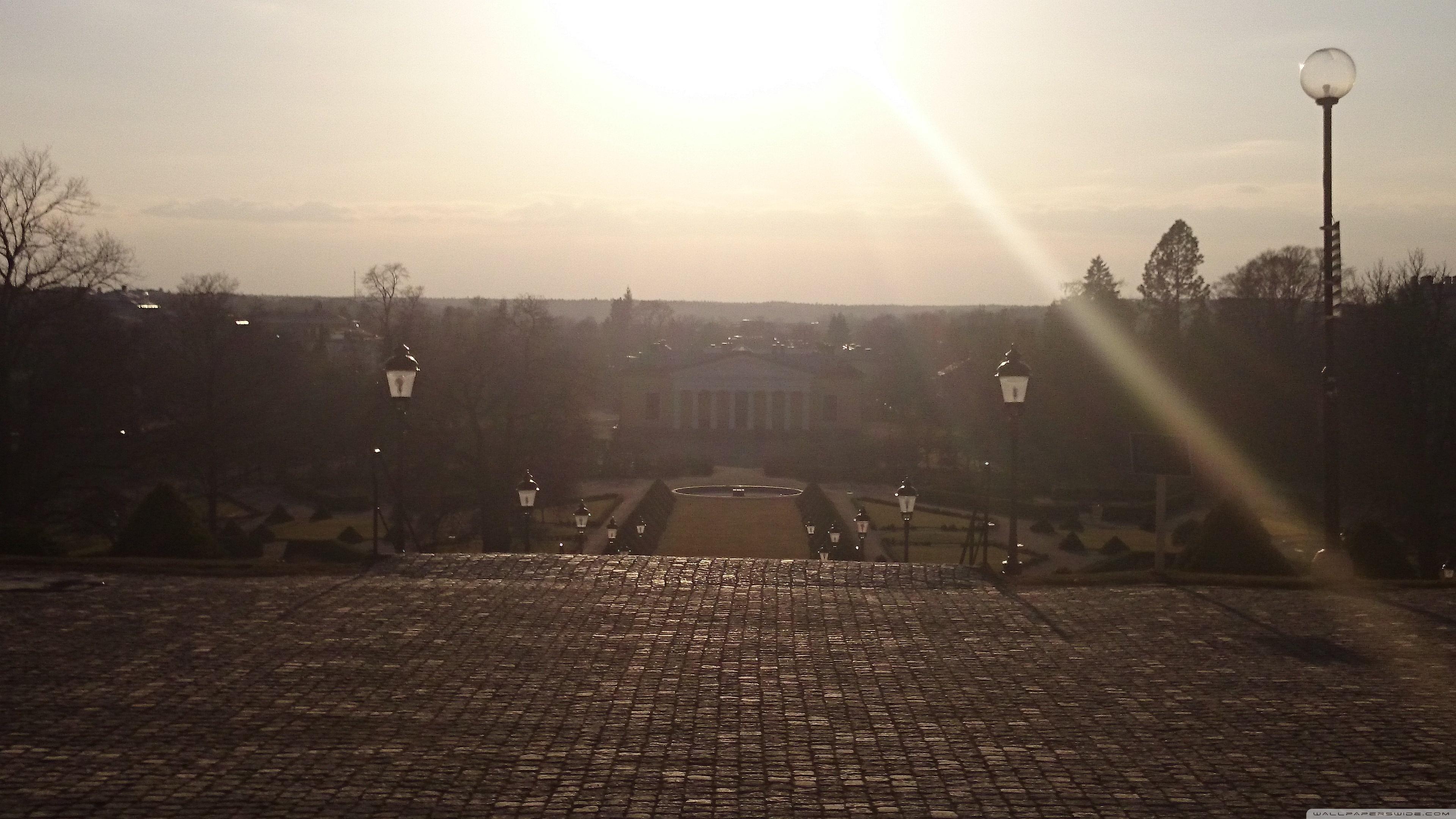 Morning sun Uppsala Botanical Garden ❤ 4K HD Desktop Wallpaper