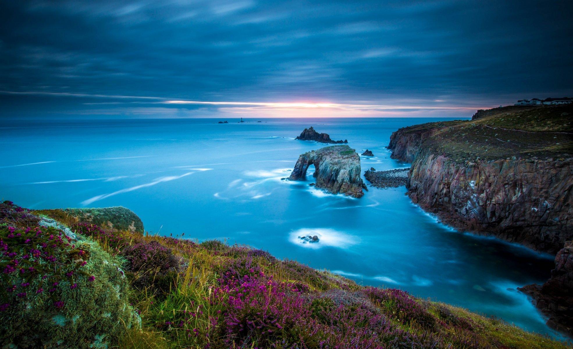 land's end cornwall england celtic sea cape land's end coast rock