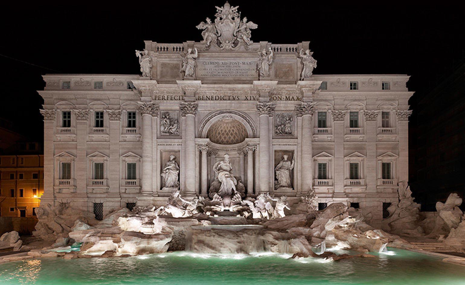 Fendi unveils restored Trevi Fountain in Rome. Wallpaper*