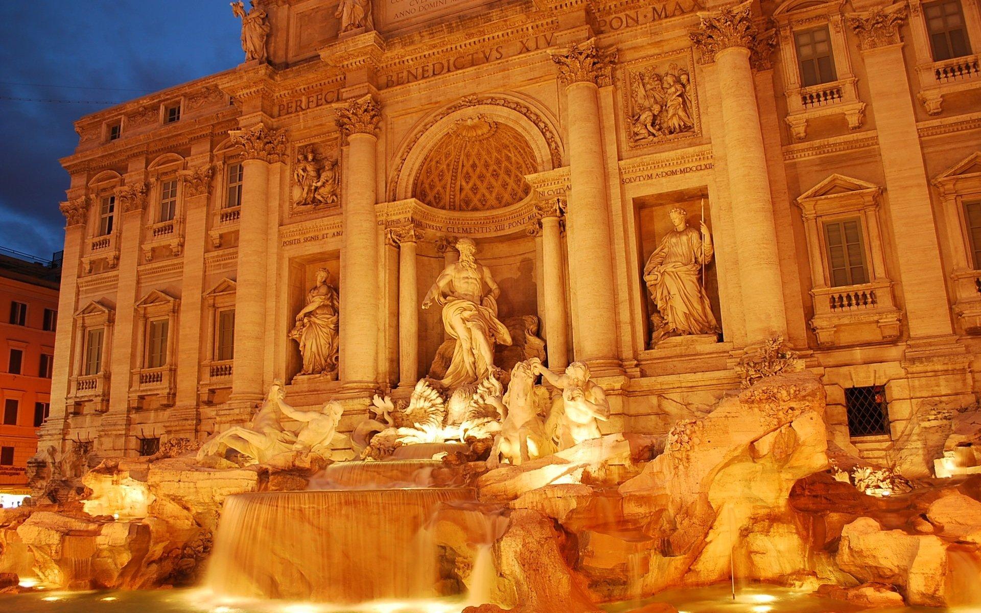 Trevi Fountain HD Wallpaper and Background Image