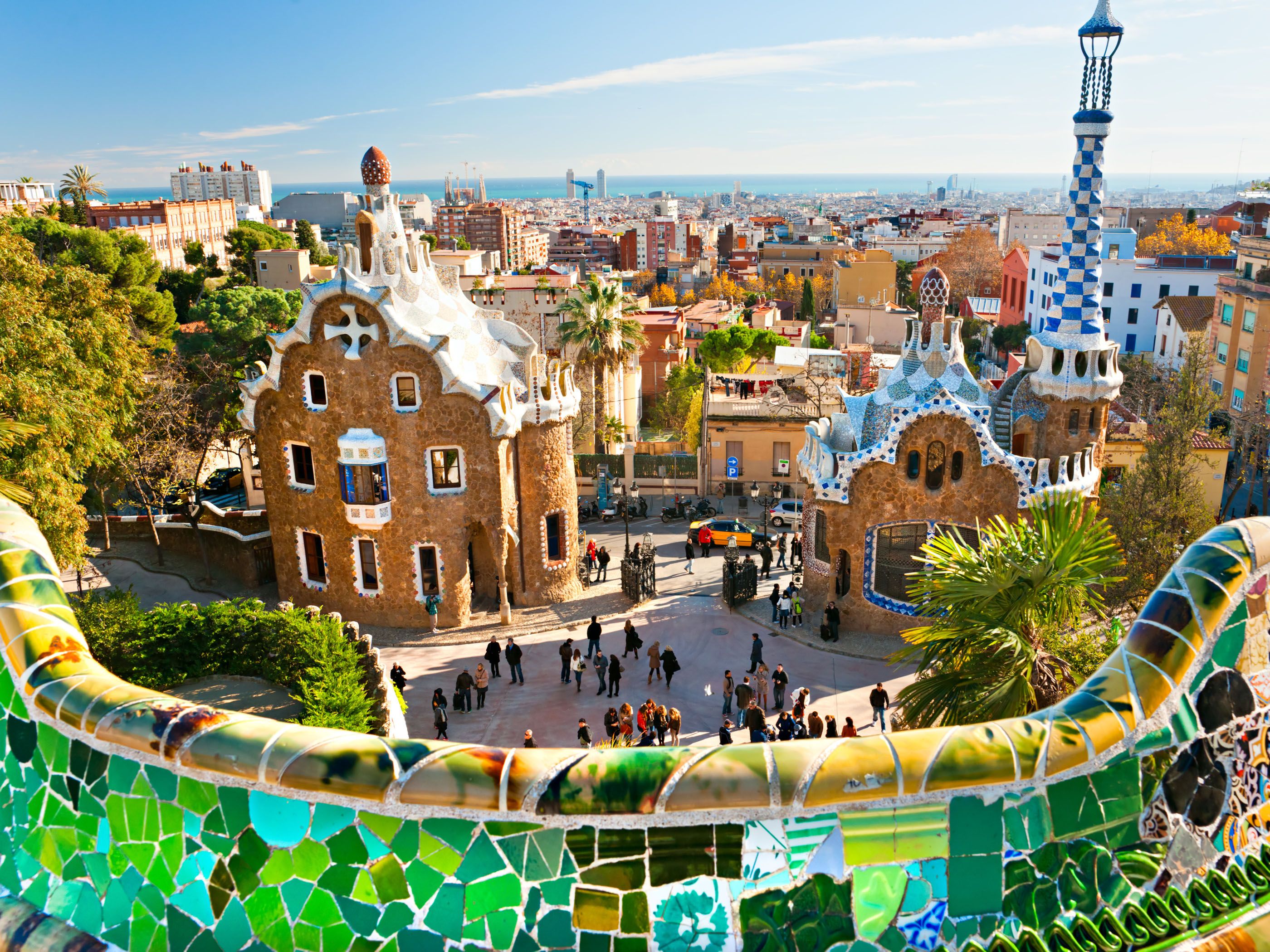 Barcelona Landscape Wallpaper