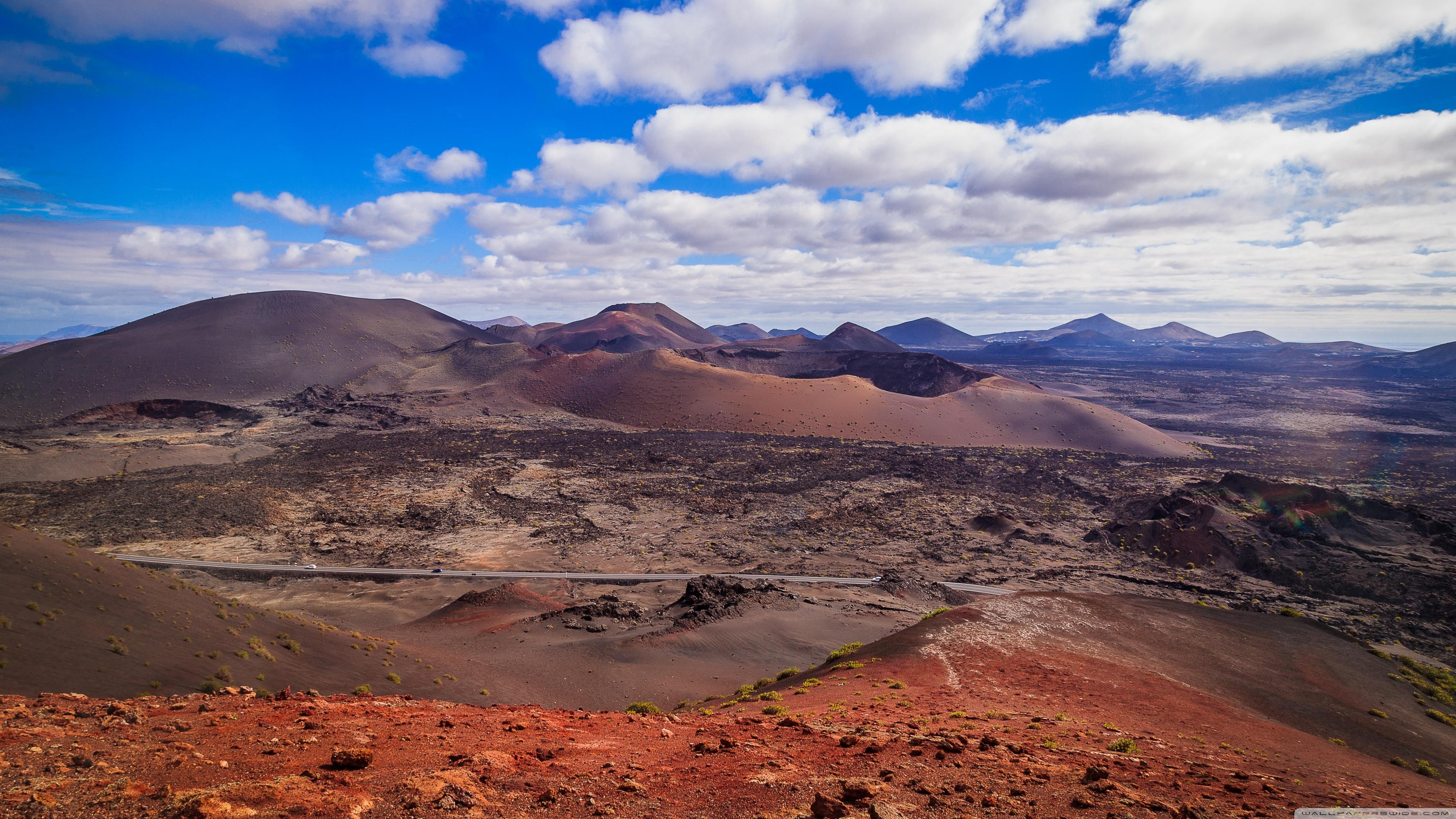 Timanfaya National Park, Island of Lanzarote, Canary Islands ❤ 4K