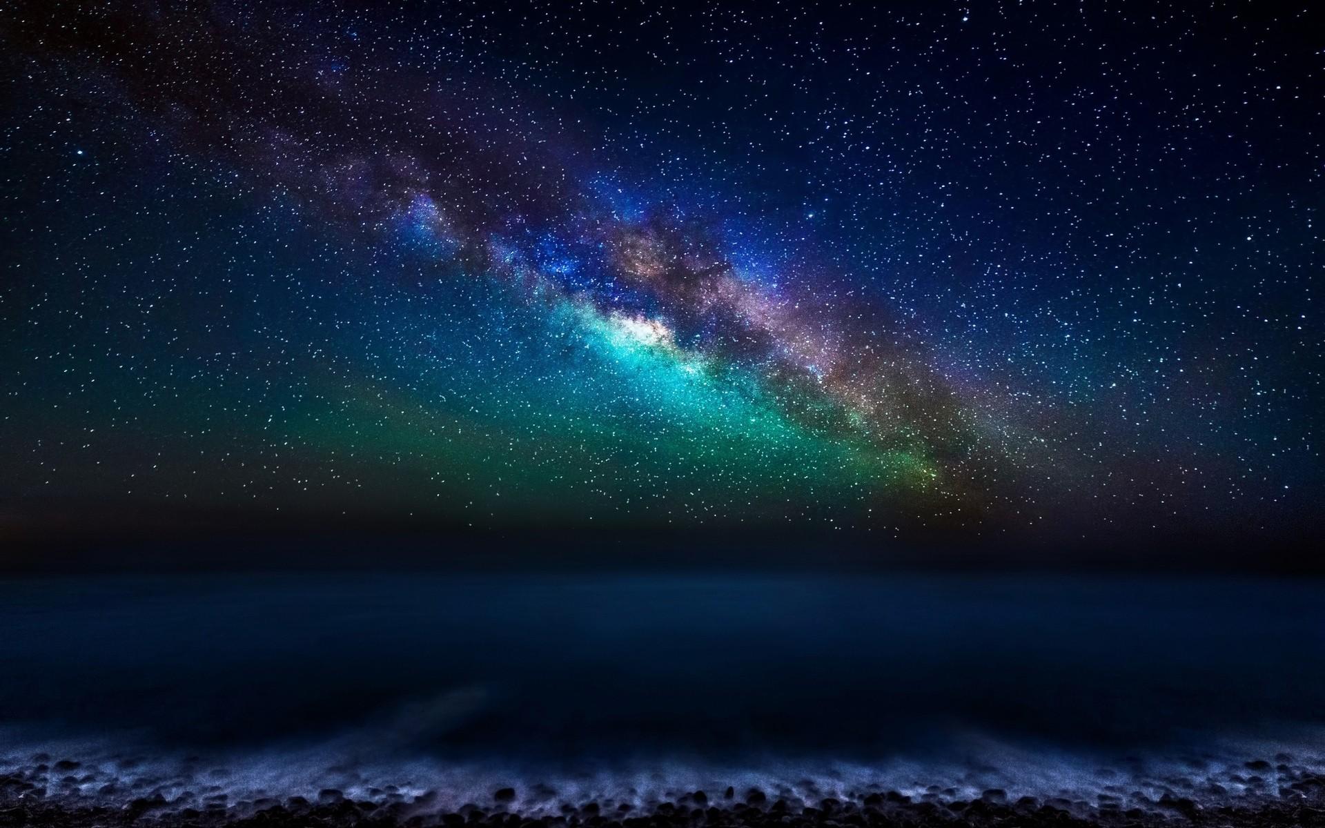 Milky Way Galaxy from the Canary Islands. Android wallpaper for free