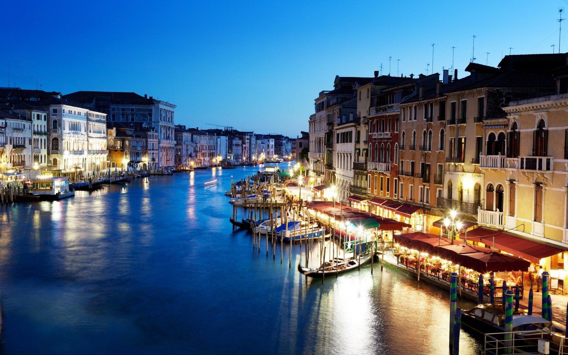 italy grand canal venice night canal grande HD wallpaper