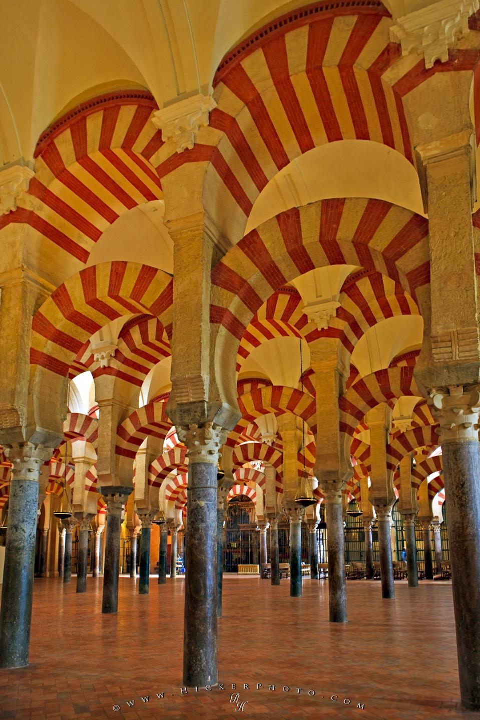 Free wallpaper background: Moorish Architecture Arches Mezquita