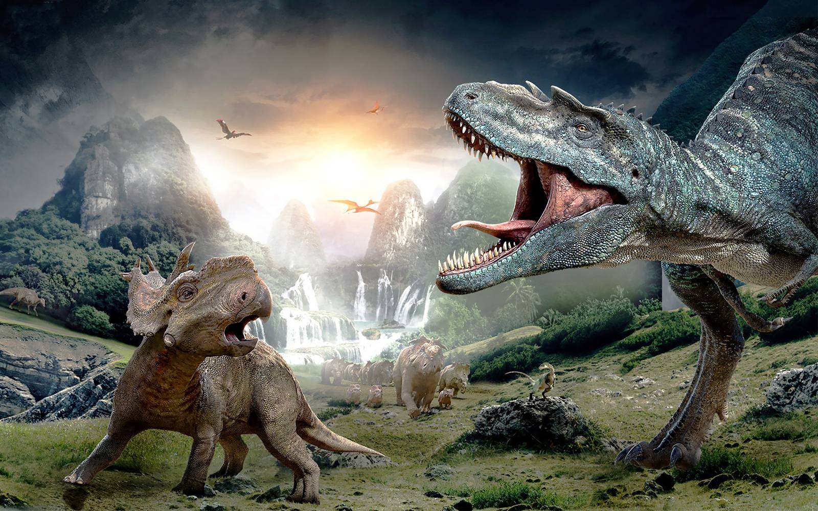 3D dinosaur wallpaper