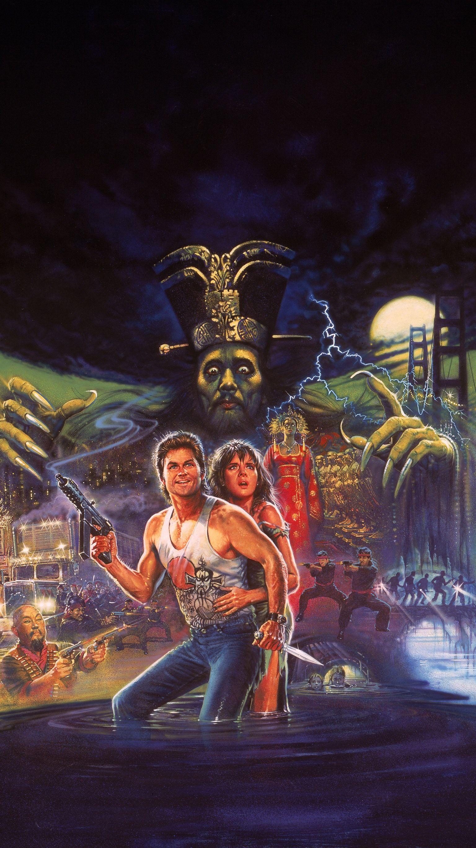 Big Trouble in Little China (1986) Phone Wallpaper. Action