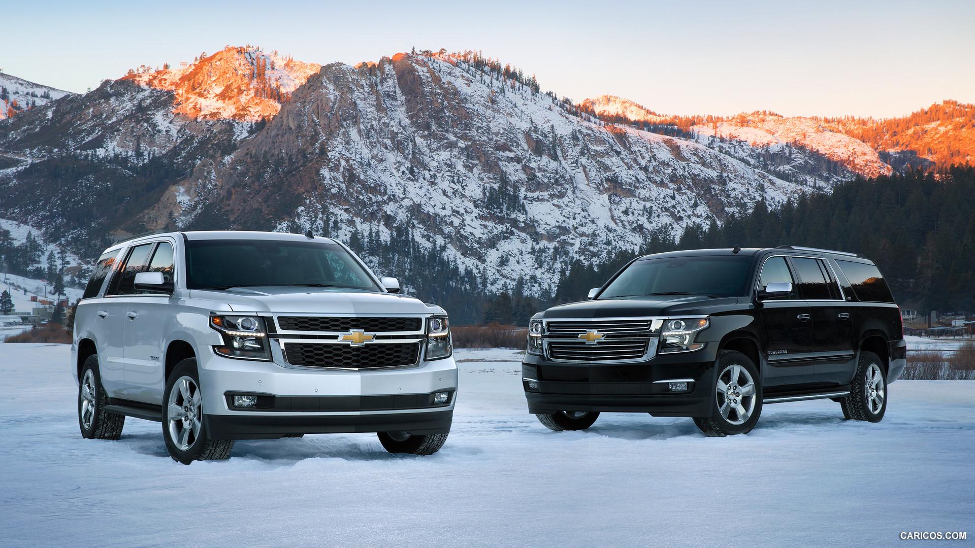 Chevrolet Suburban and Tahoe. HD Wallpaper