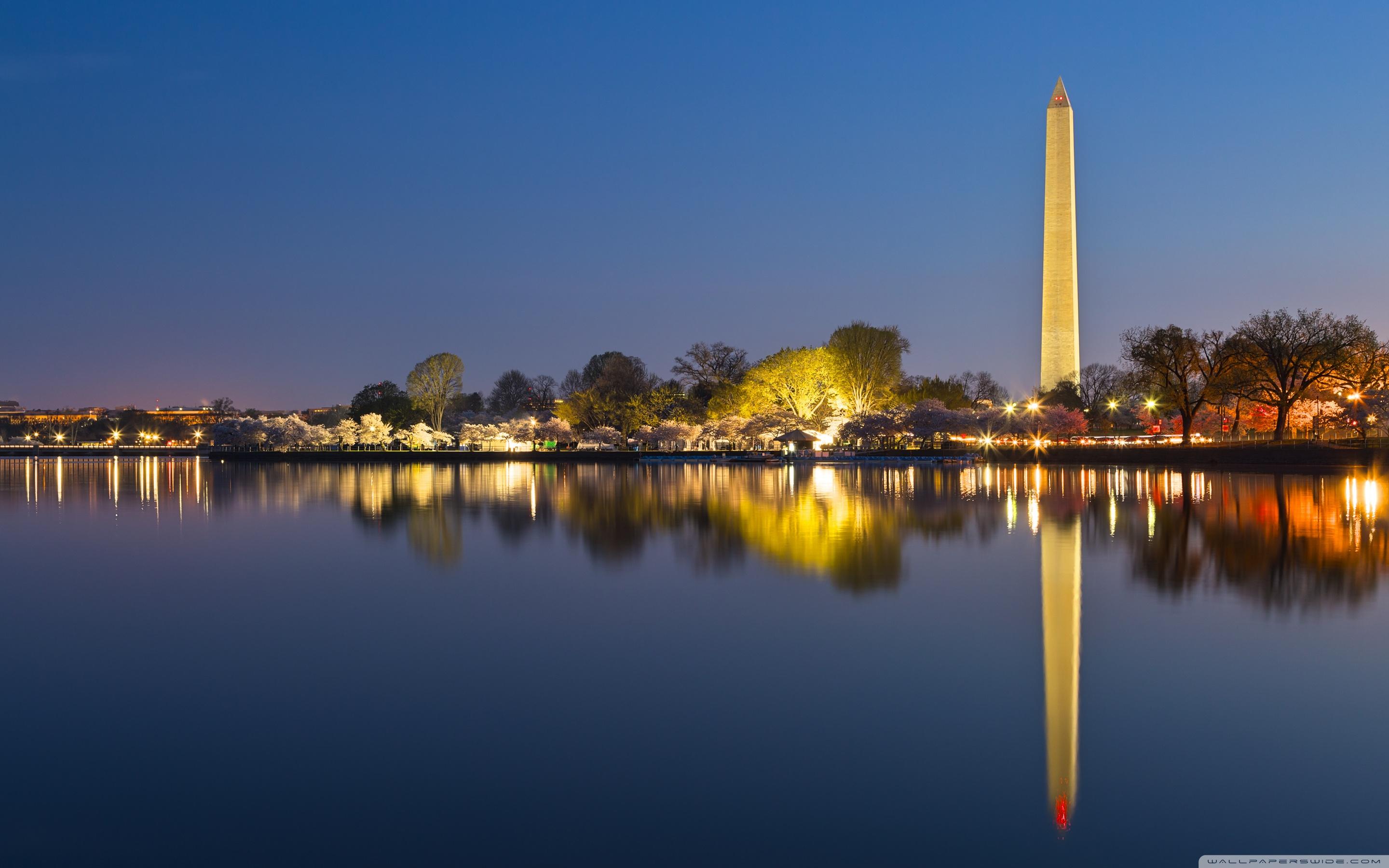 Washington DC Memorials at Night ❤ 4K HD Desktop Wallpaper for 4K