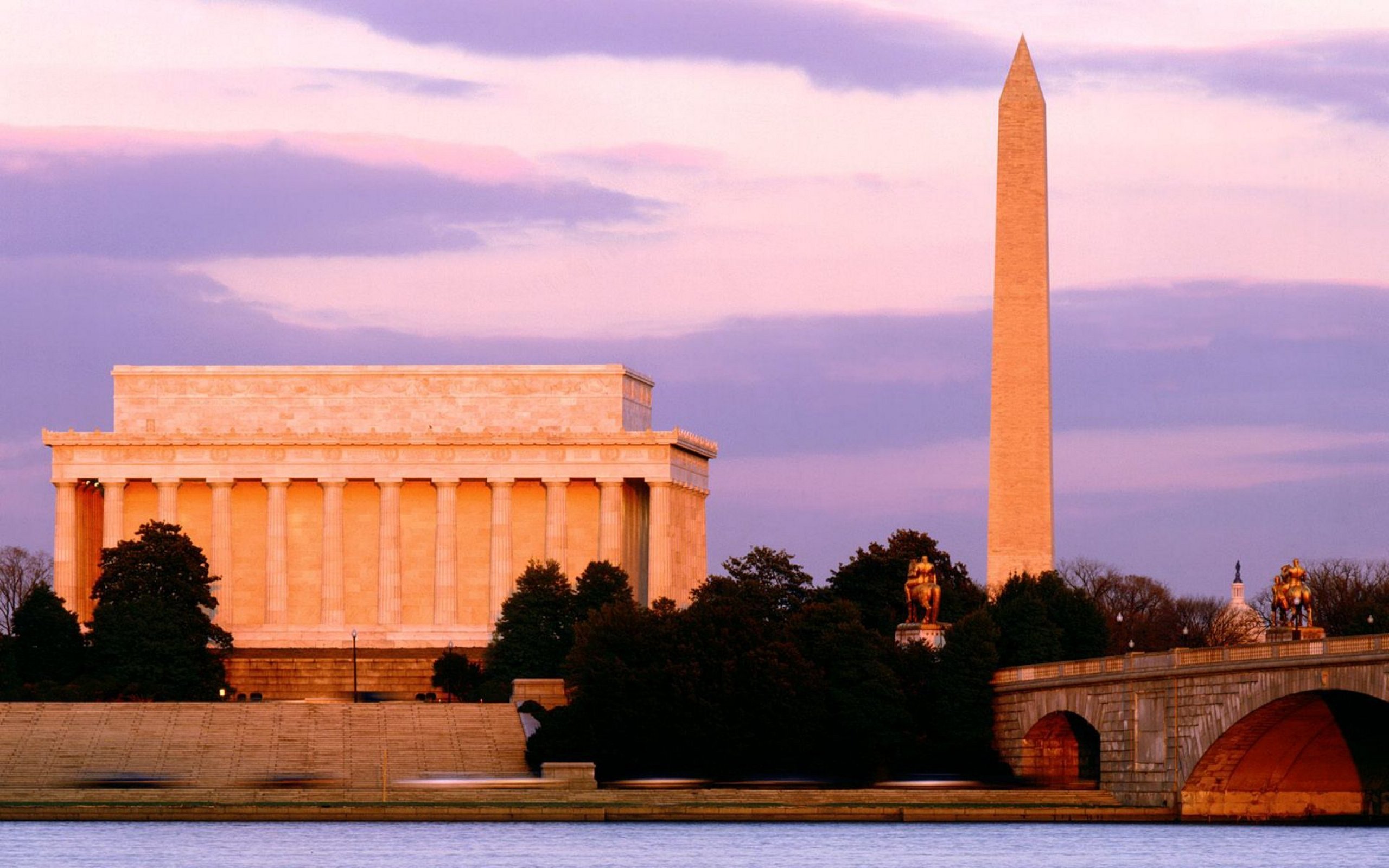 Washington Monument and Lincoln Memorial, Washington DC, 8:5
