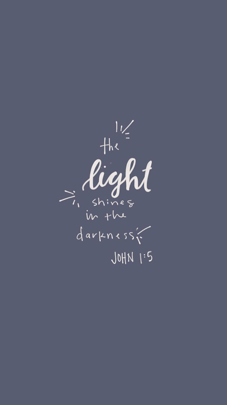 The light shines in the darkness, and the darkness has not overcome