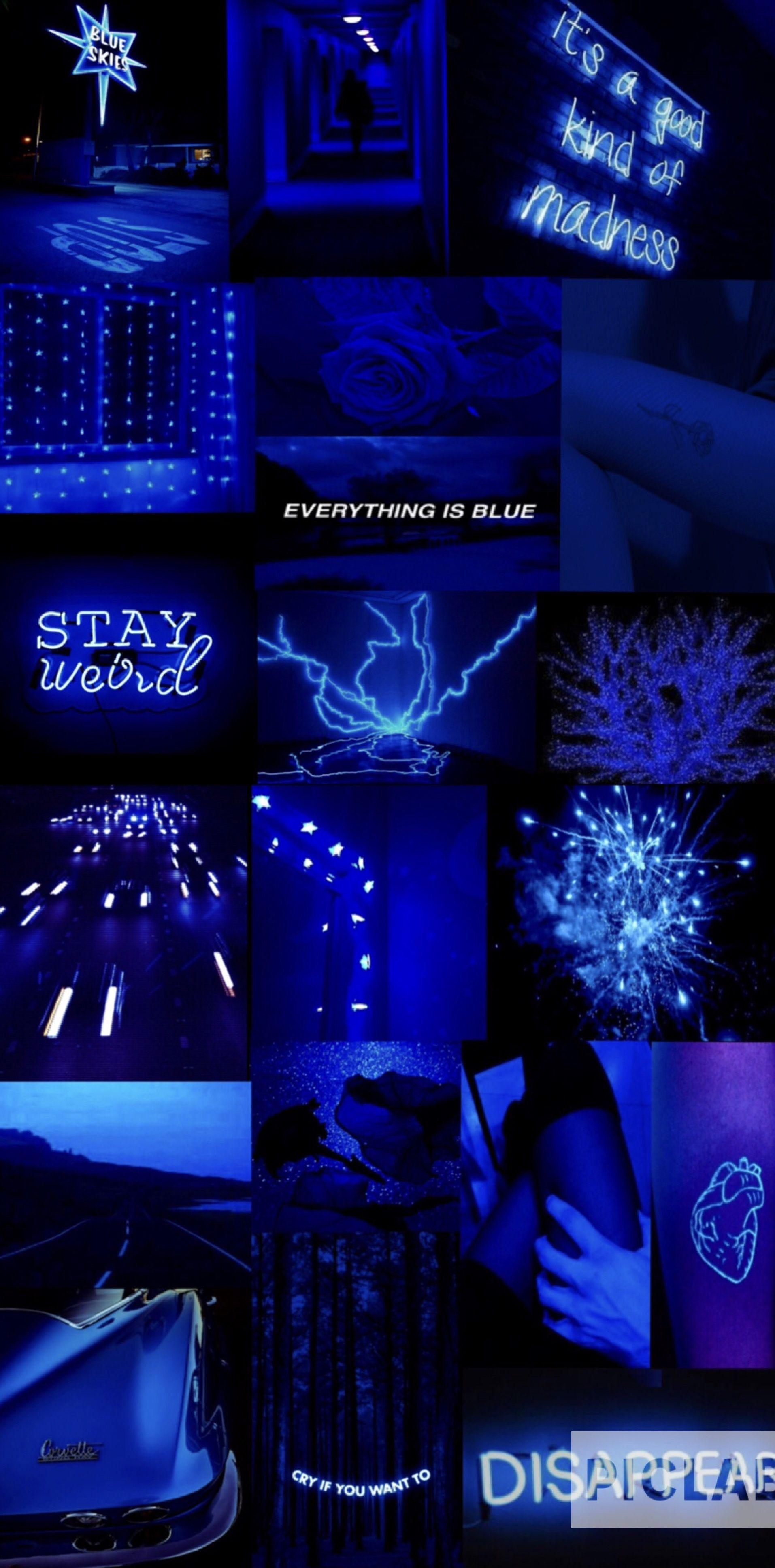 Aesthetic Blue Wallpapers Wallpaper Cave