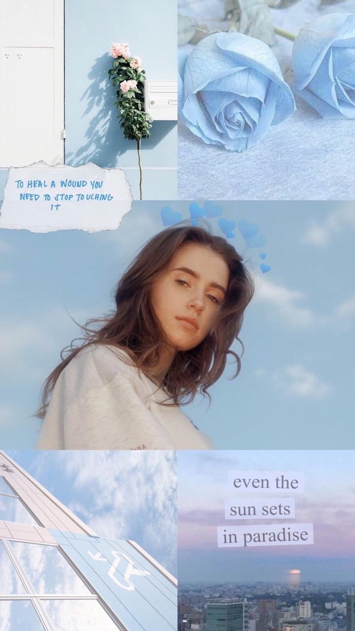 Clairo aesthetic album blue girl immunity indie music pop pretty  HD phone wallpaper  Peakpx