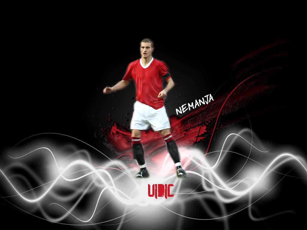 Nemanja Vidic (12). Manchester United Wallpaper