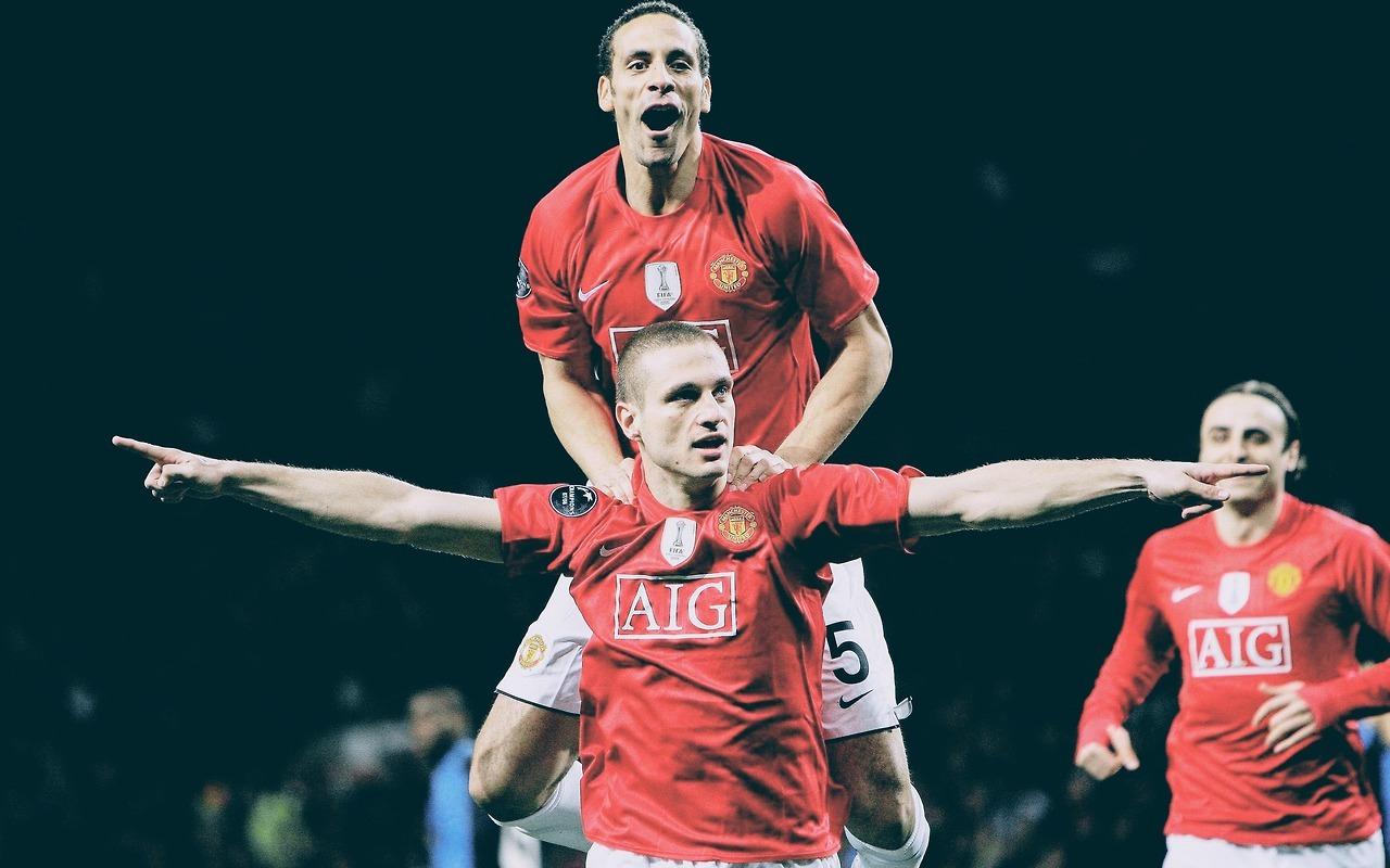 Greats Of The Game Vidić and Rio Ferdinand 2009 World class