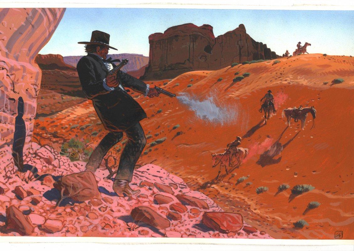 Blue Berry by Jean Giraud (Moebius) SOLD, in Ted Lanting's Departed