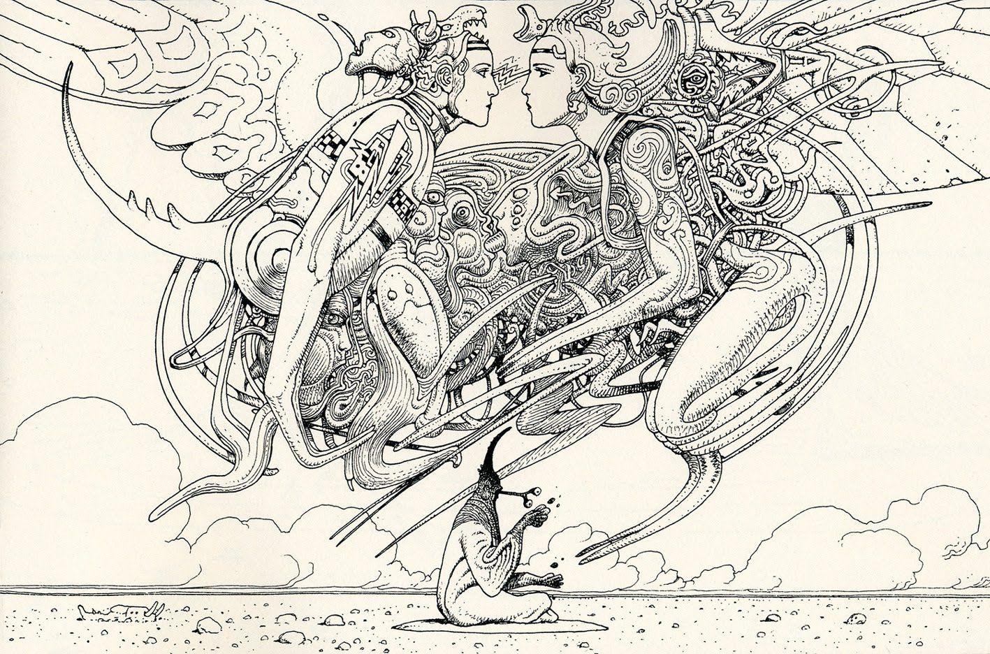 Moebius 1. illustration. Jean giraud