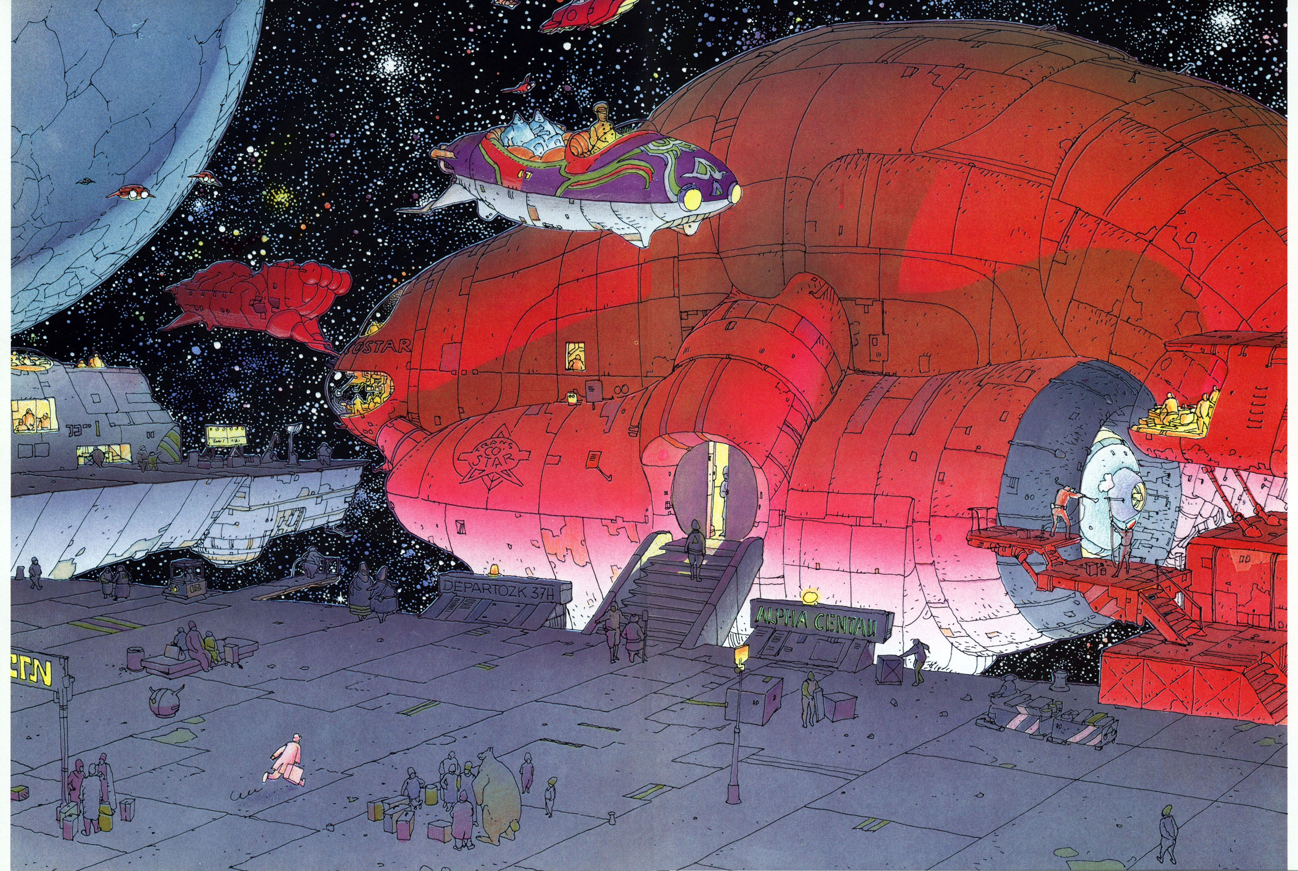 Jean Giraud Moebius Wallpapers - Wallpaper Cave