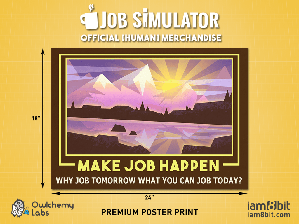 Job Simulator Merchandise Now Available
