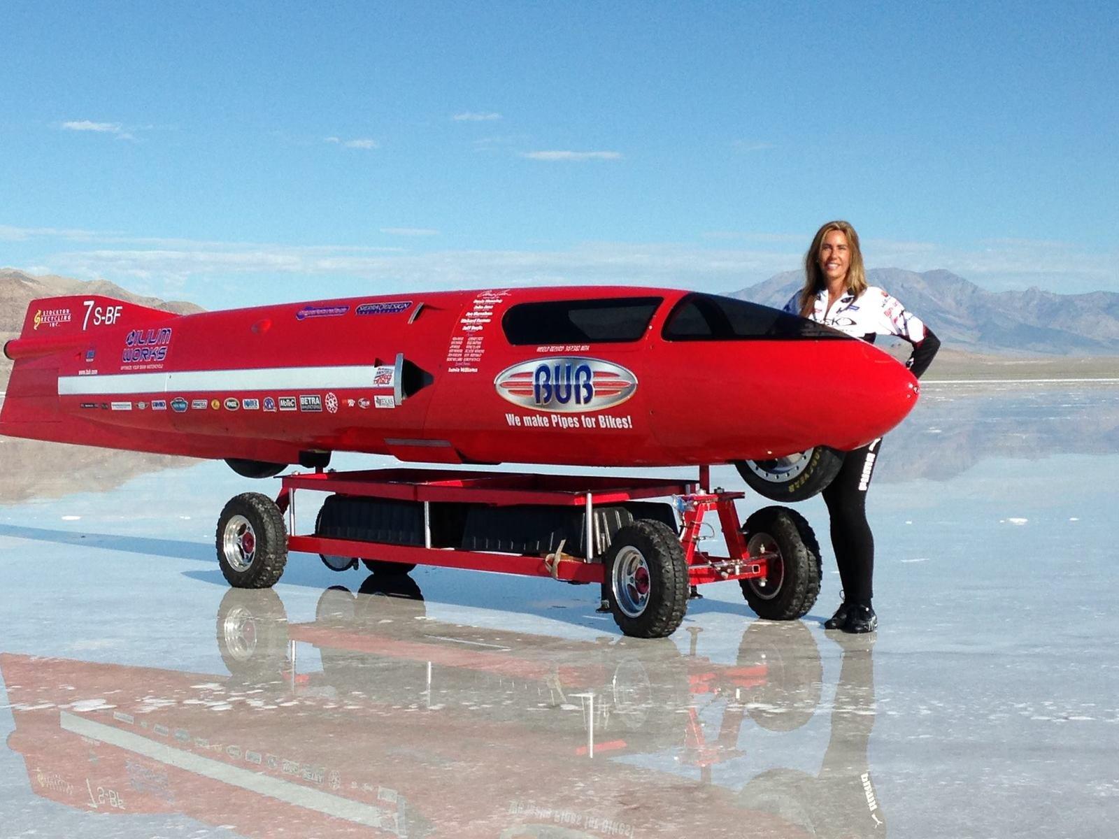 Valerie Thompson Set To Beat The Motorcycle Land Speed Record