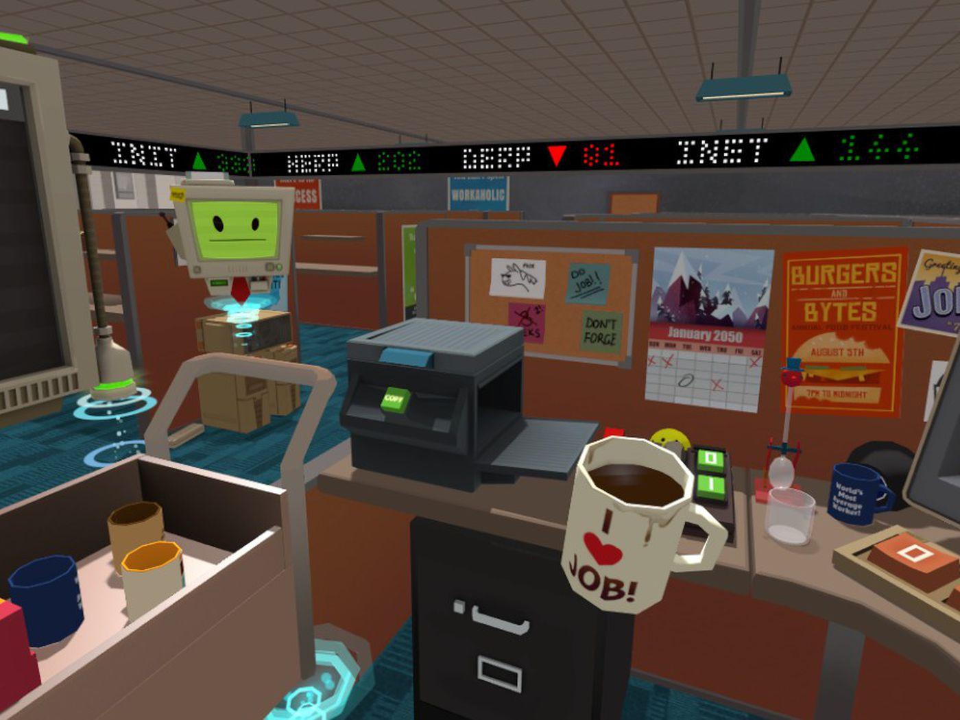 The Future Of Virtual Reality Games Is Soul Killing Office Work