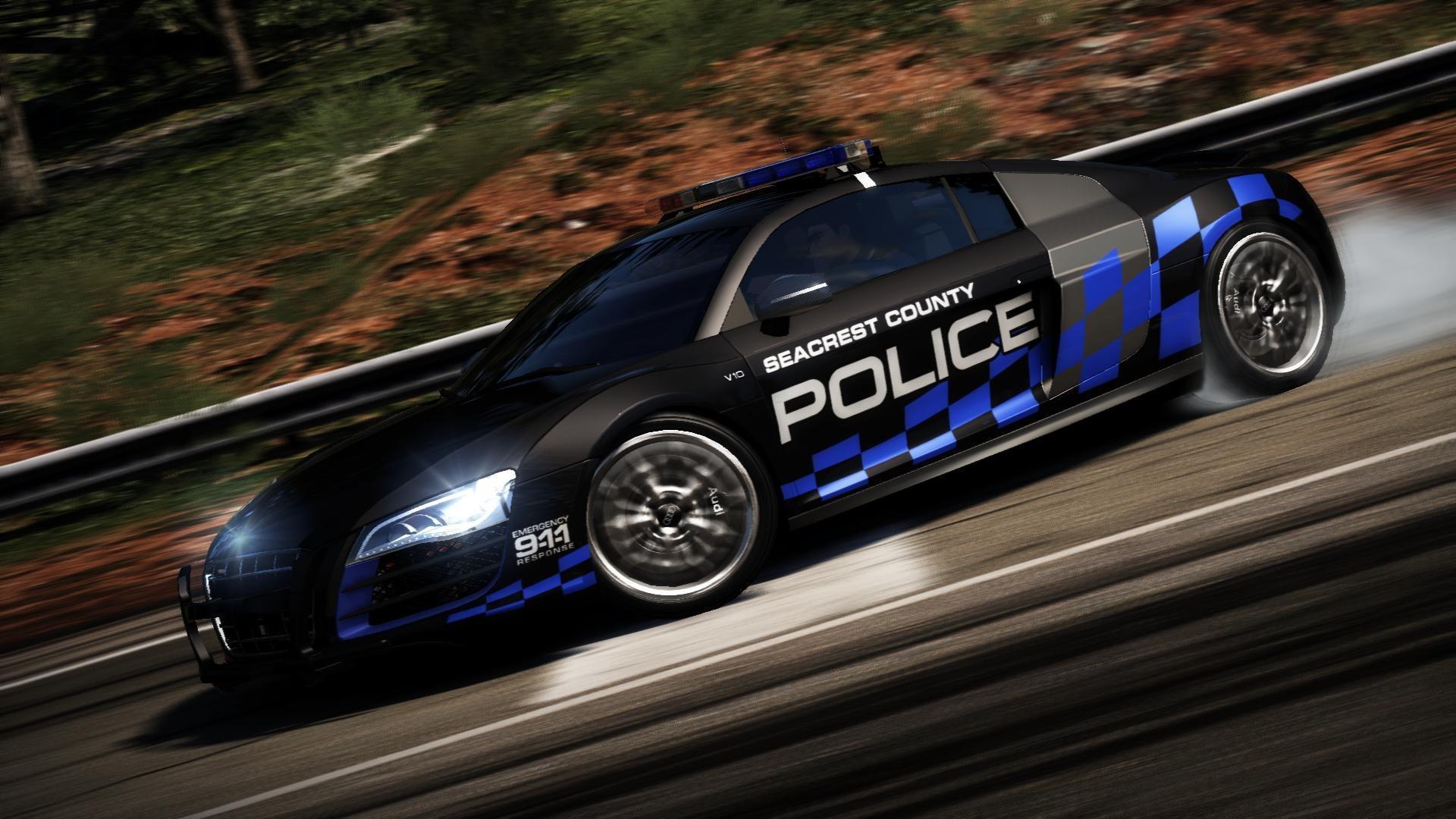 Top speed of police cars