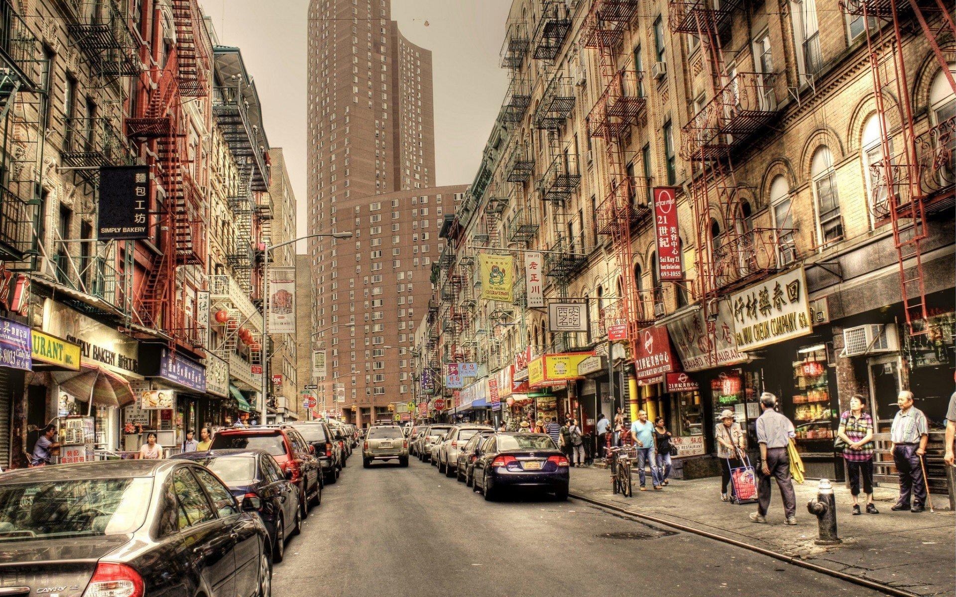 cityscape china town building hdr street wallpaper and background