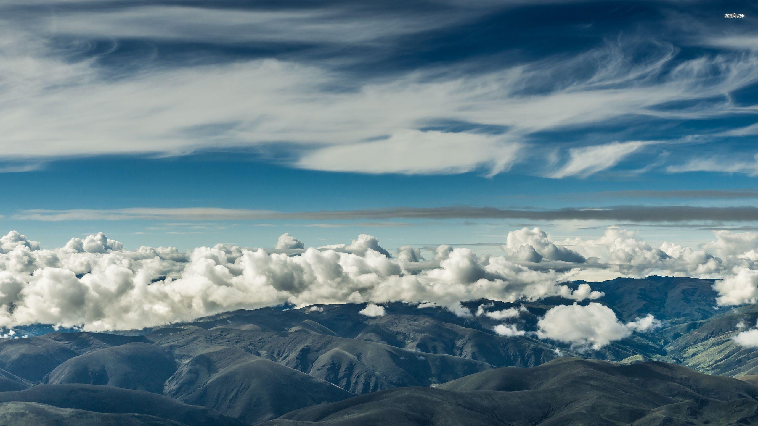 Clouds over the mountains of Cusco wallpaper wallpaper