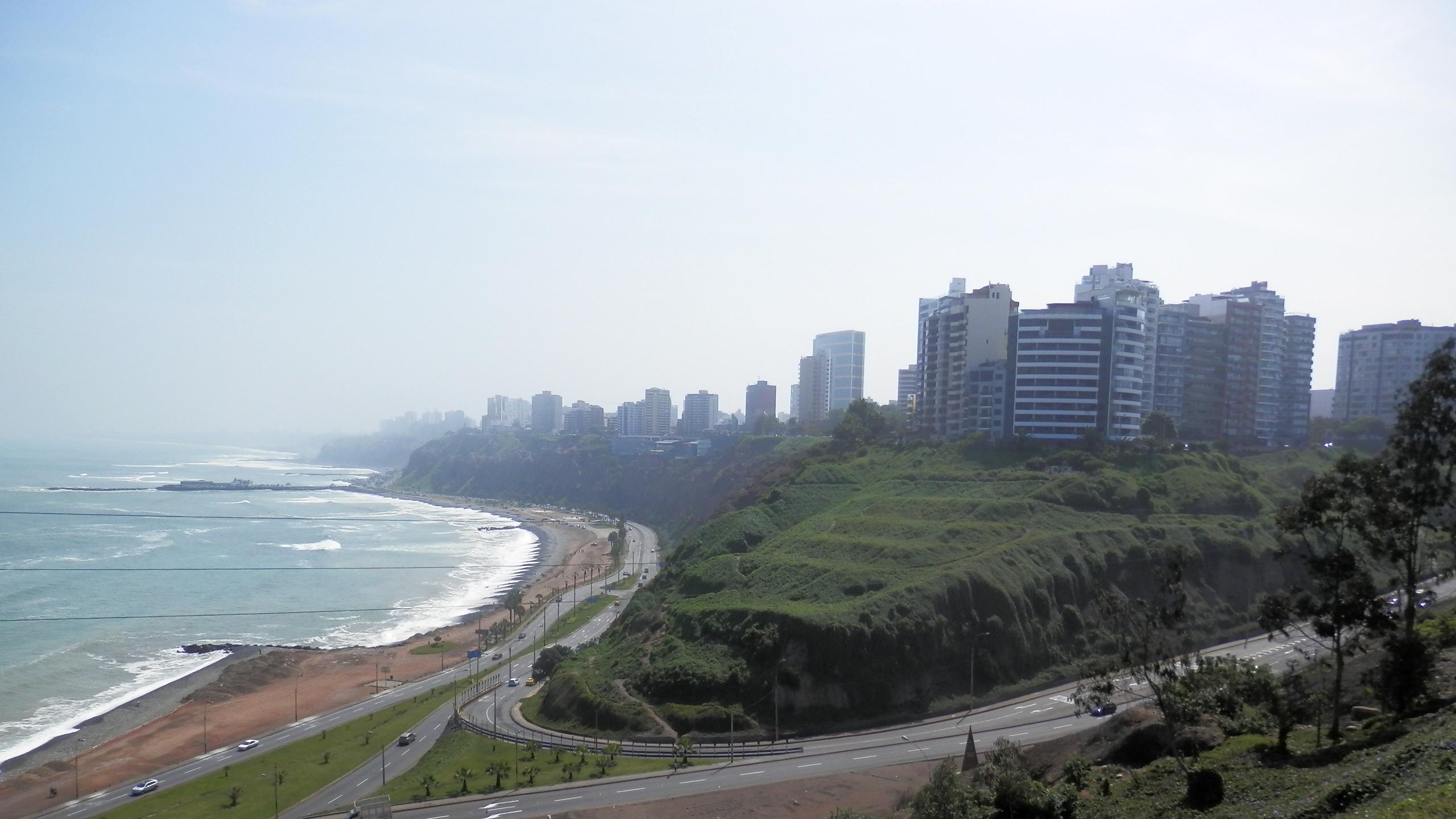 Skyline Of The City Of Lima Peru