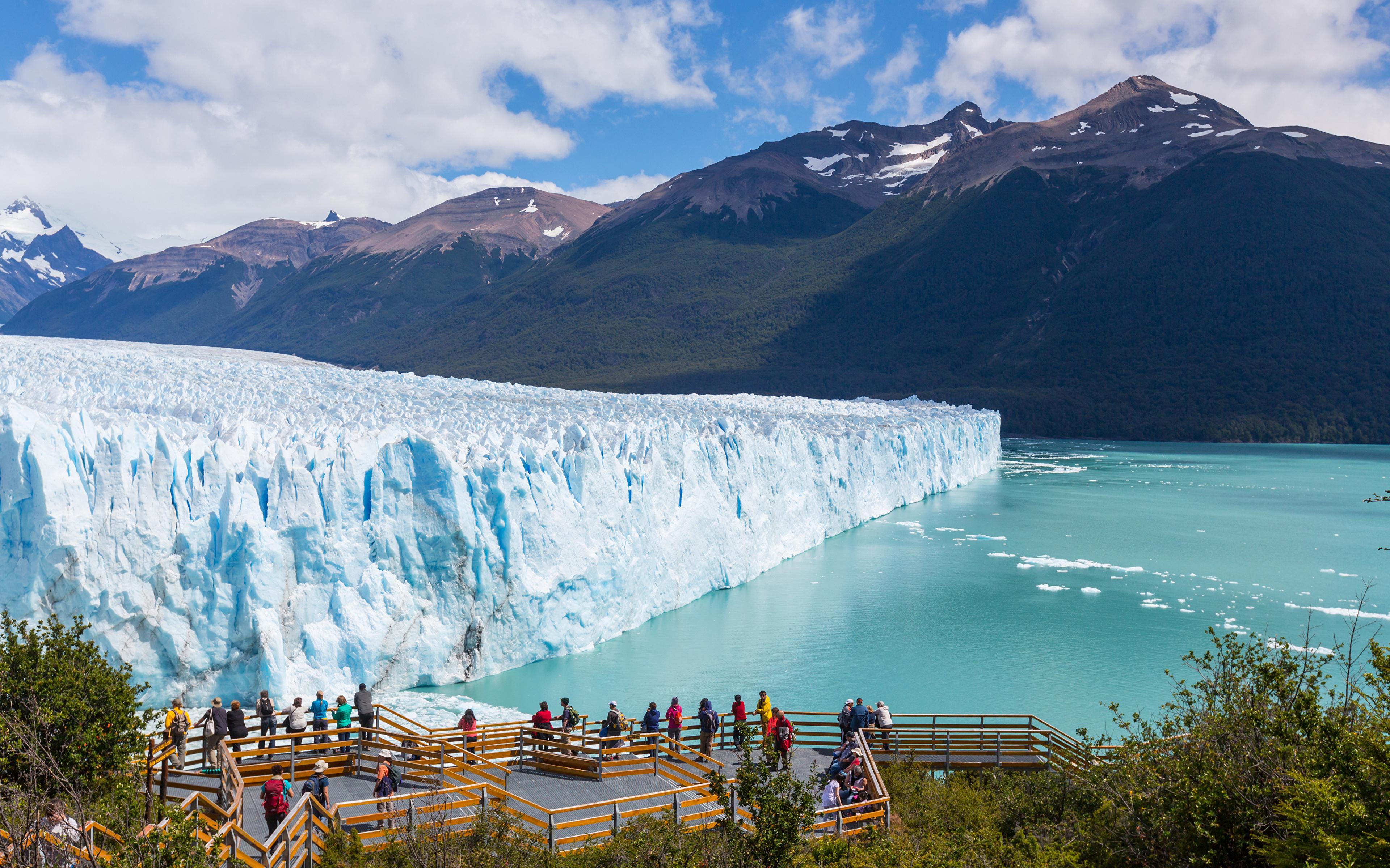 Picture Argentina Perito Moreno glacier Ice Nature 3840x2400