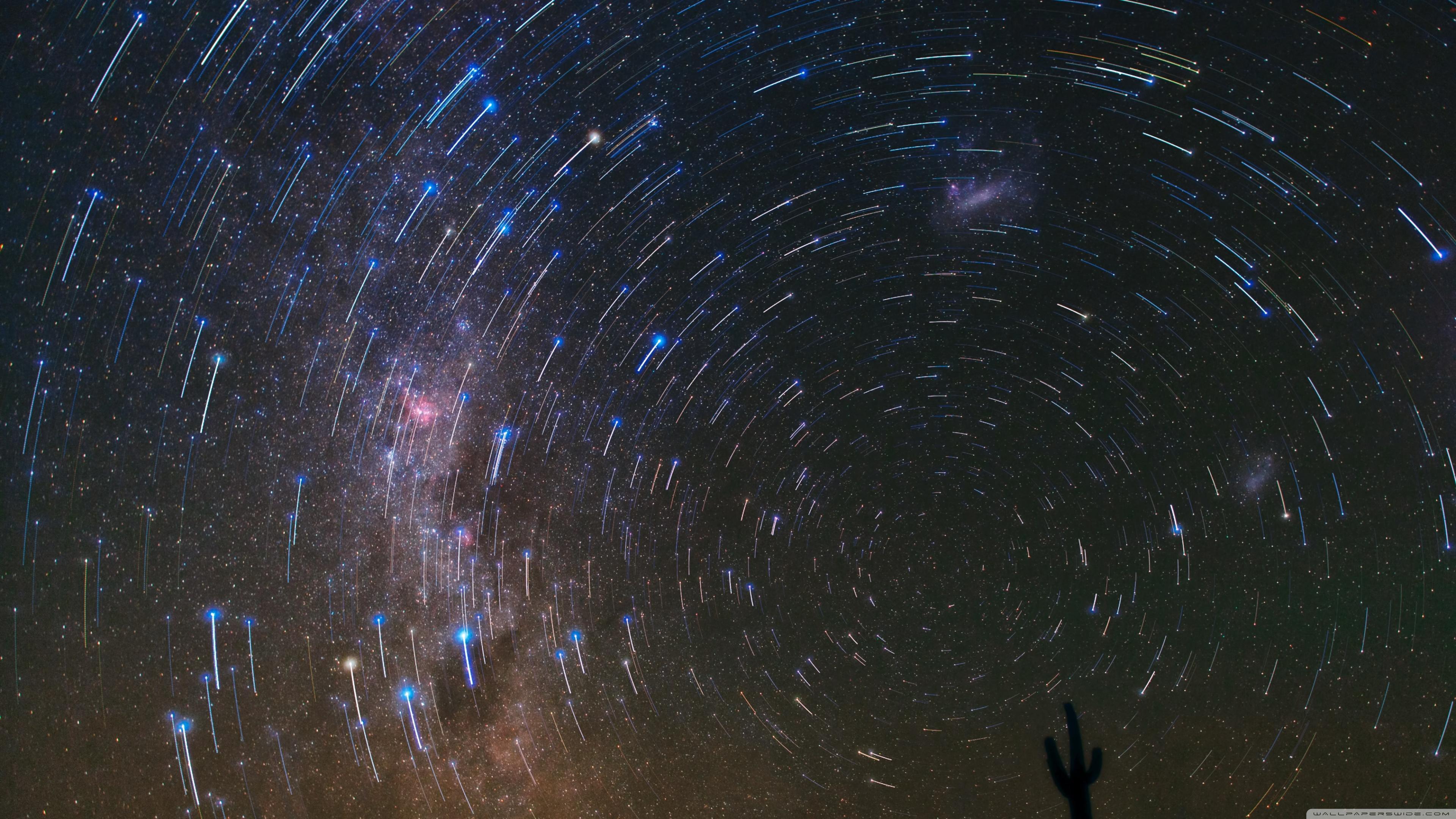 Star Trails over Atacama Desert ❤ 4K HD Desktop Wallpaper