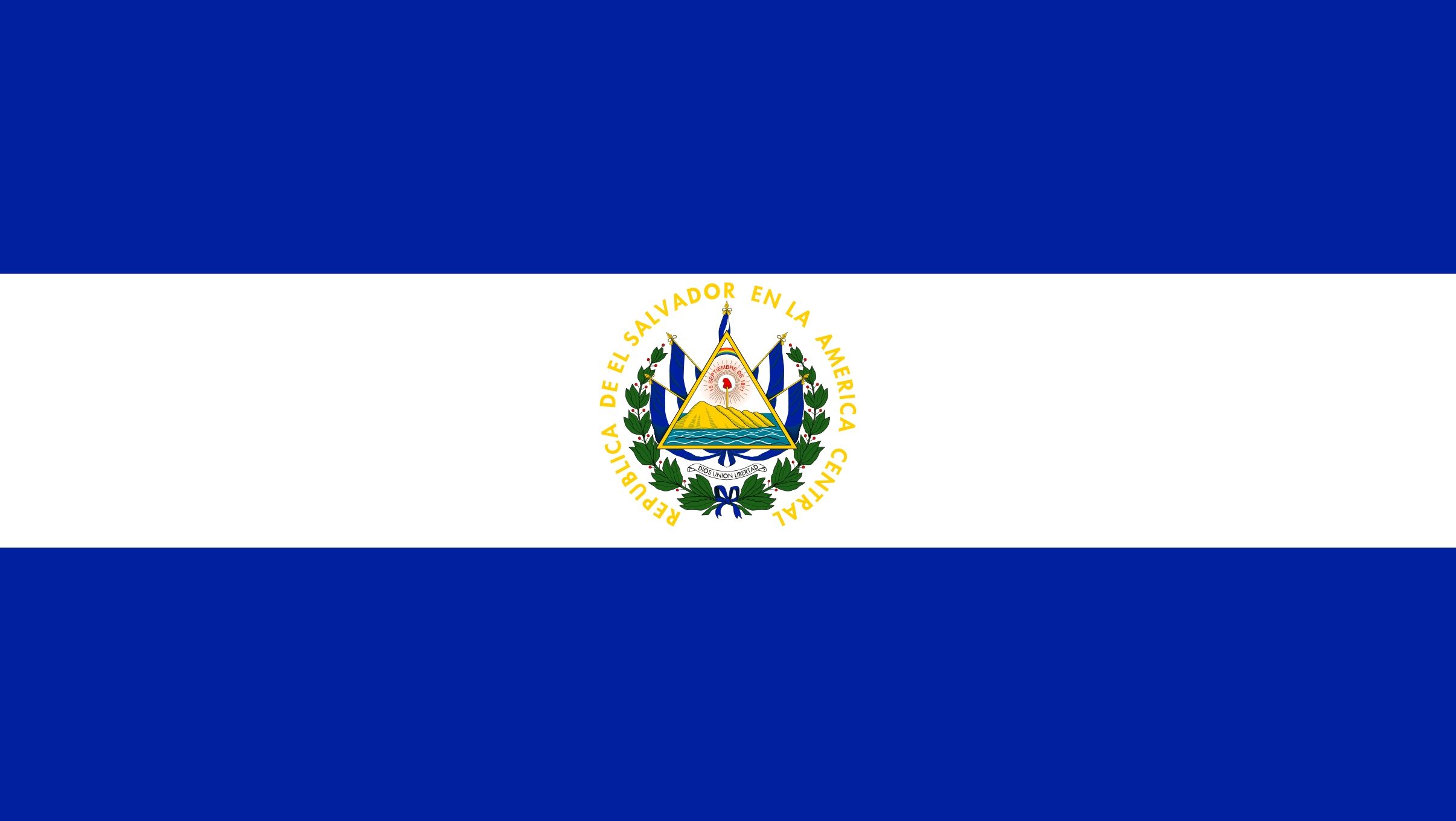 El Salvador Flag HD Wallpaper Laptop Wallpaper