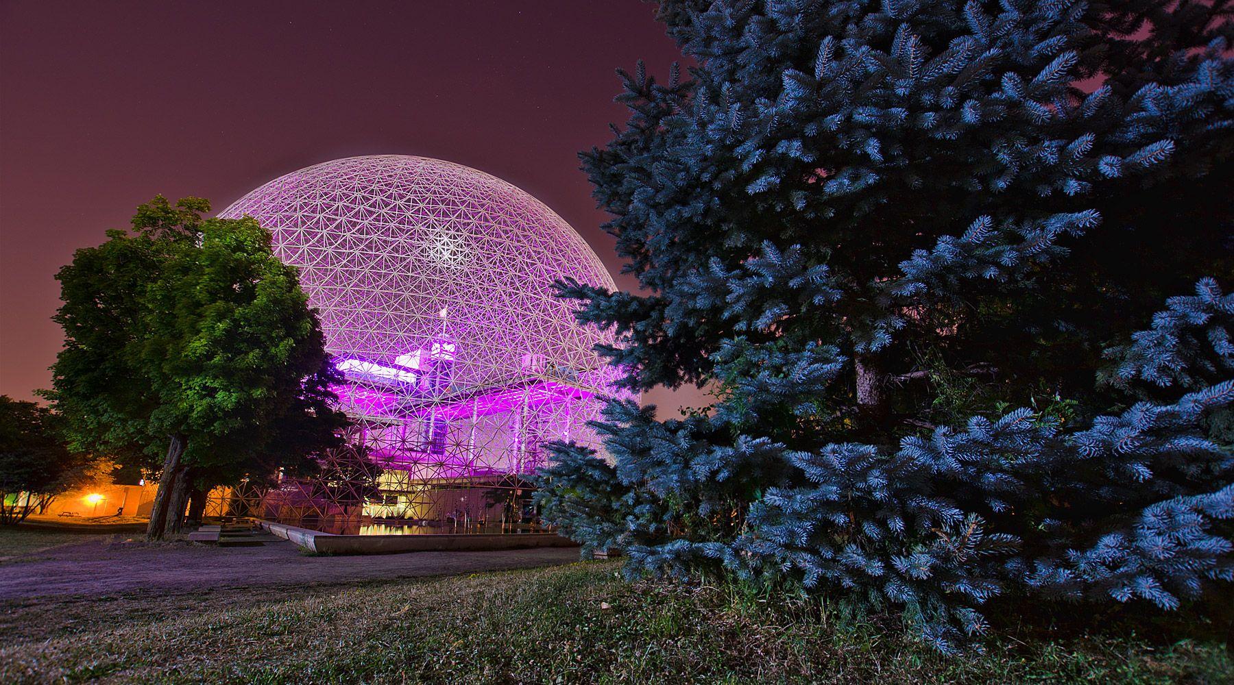 Montreal Biosphere Canada HD Widescreen Wallpaper. RED